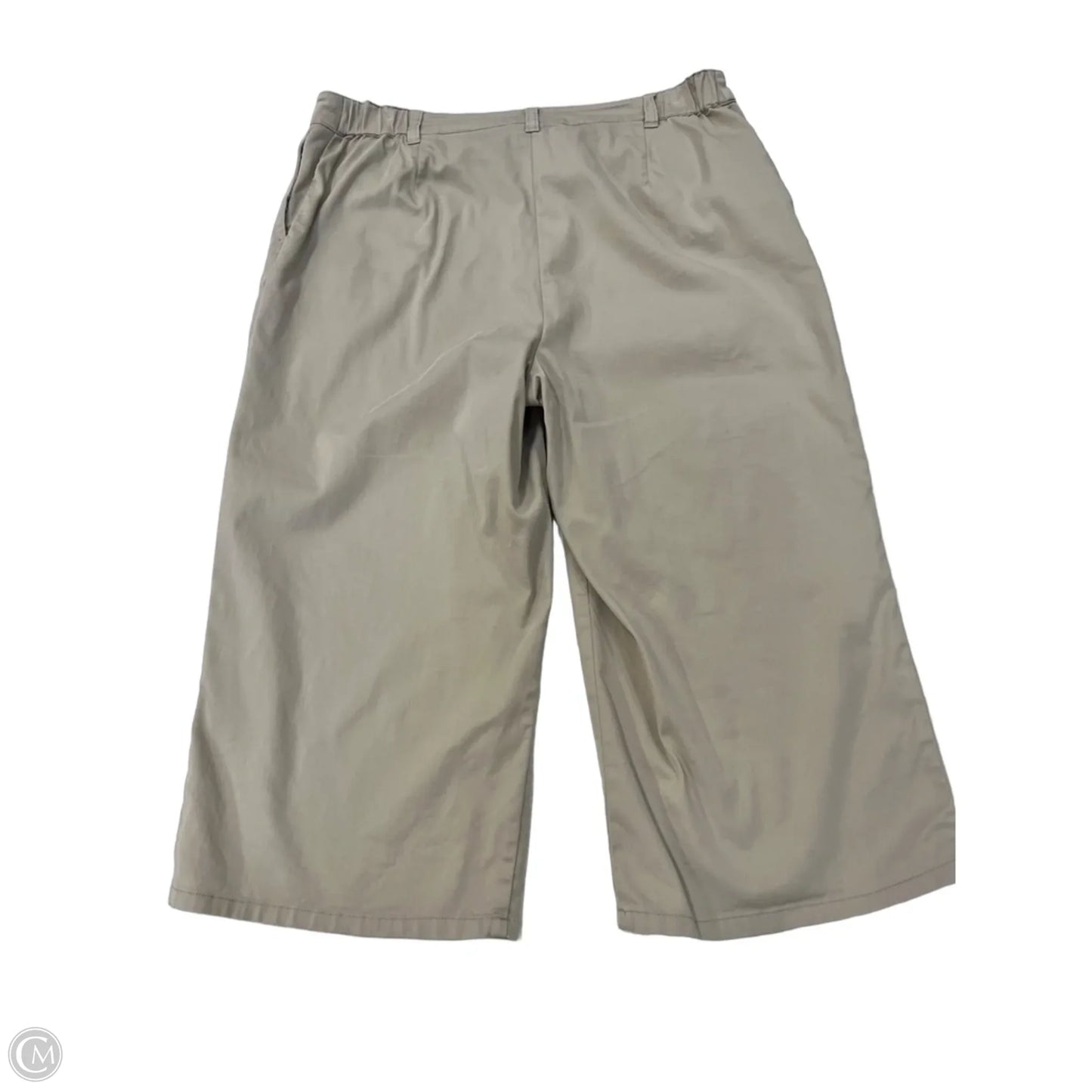 Capris By Chicos In Tan, Size: M