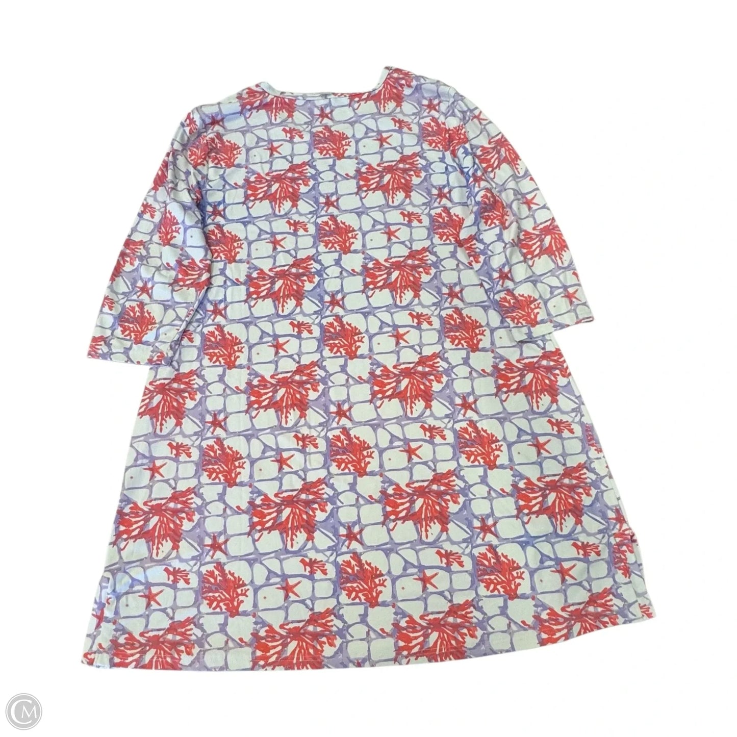 Dress Casual Short By Lulu B In Pink & Purple, Size: 1x