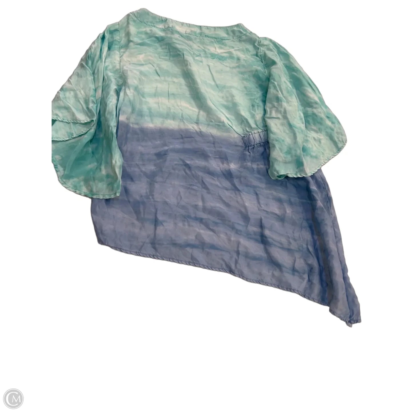 Top 3/4 Sleeve By Ic By Connie K In Blue & Purple, Size: S