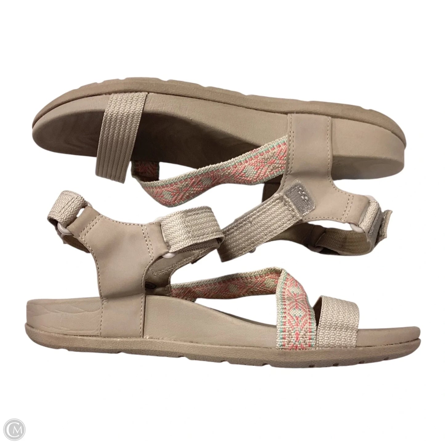 Sandals Flats By Skechers In Tan, Size: 5