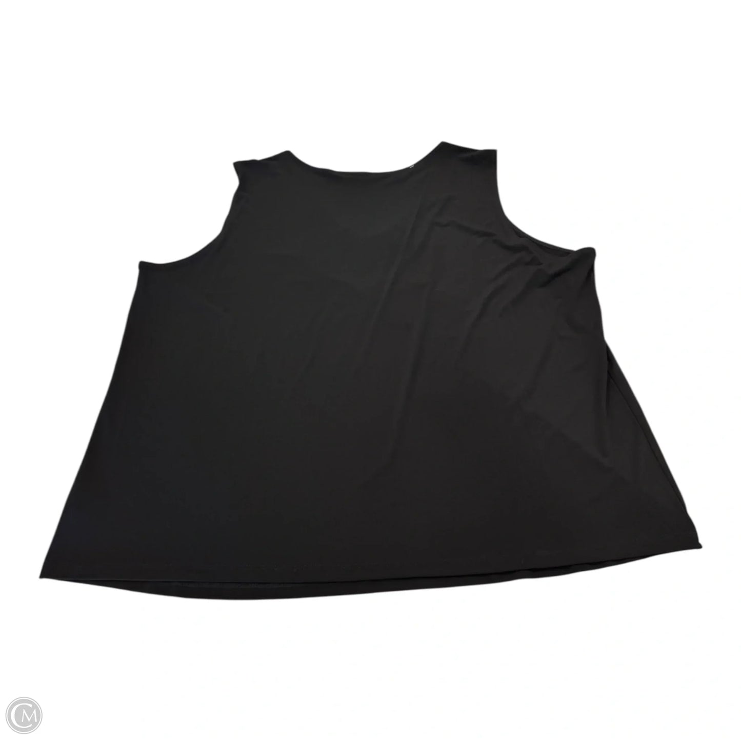 Top Sleeveless By Susan Graver In Black, Size: 3x