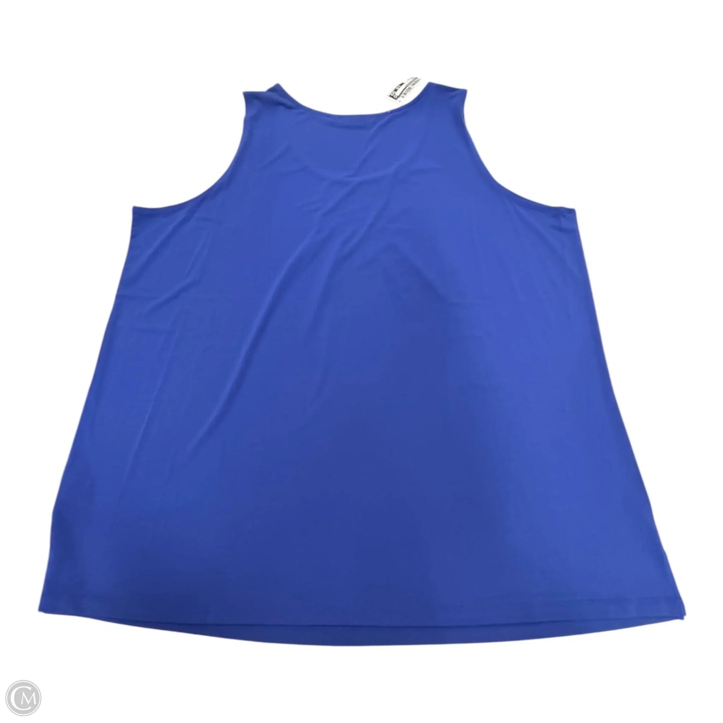 Top Sleeveless By Susan Graver In Blue, Size: 3x