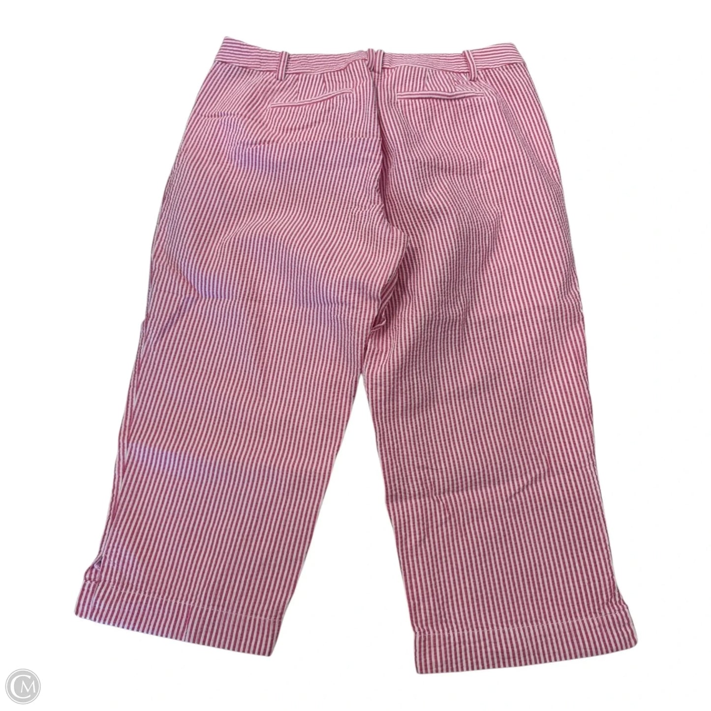 Capris By Talbots In Striped Pattern, Size: 10p