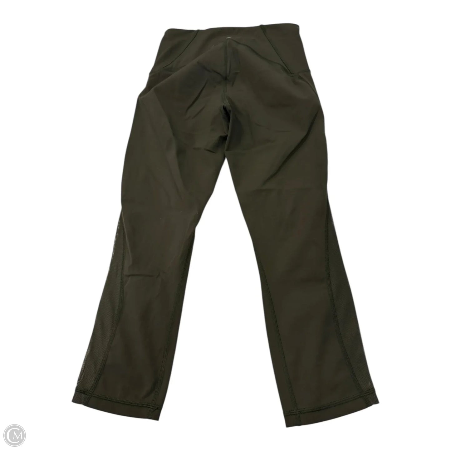 Athletic Capris By Lululemon In Green, Size: 6