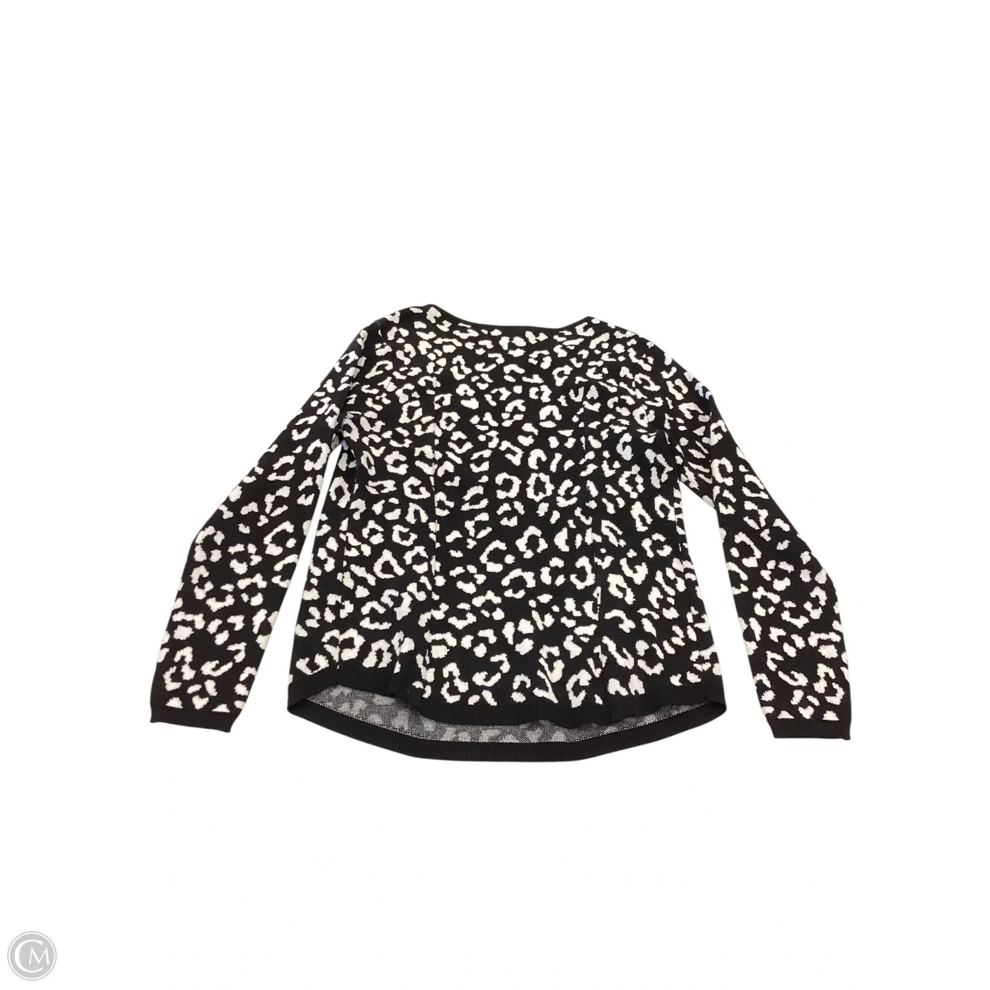 Sweater By Chicos In Animal Print, Size: M