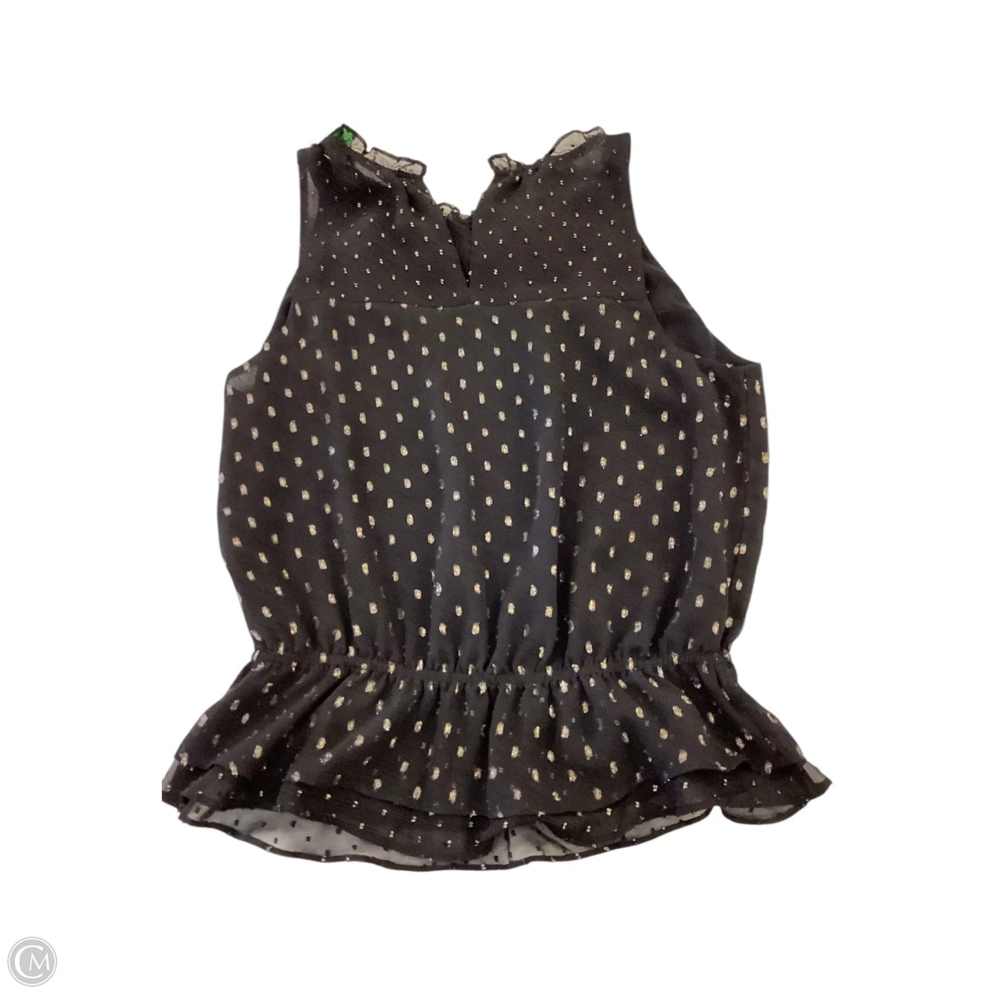 Top Sleeveless By White House Black Market In Black & Gold, Size: S