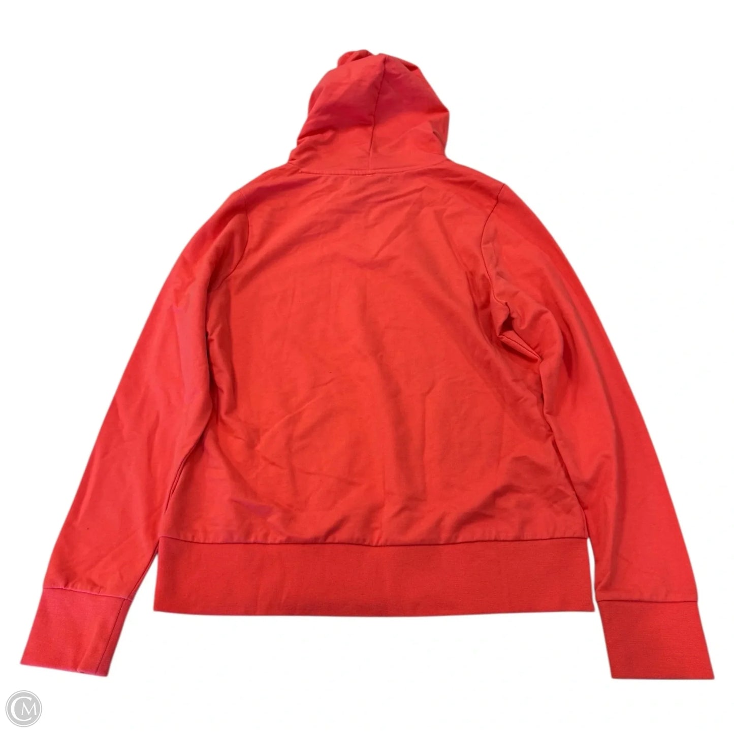 Sweatshirt Hoodie By Clothes Mentor In Coral, Size: Xl