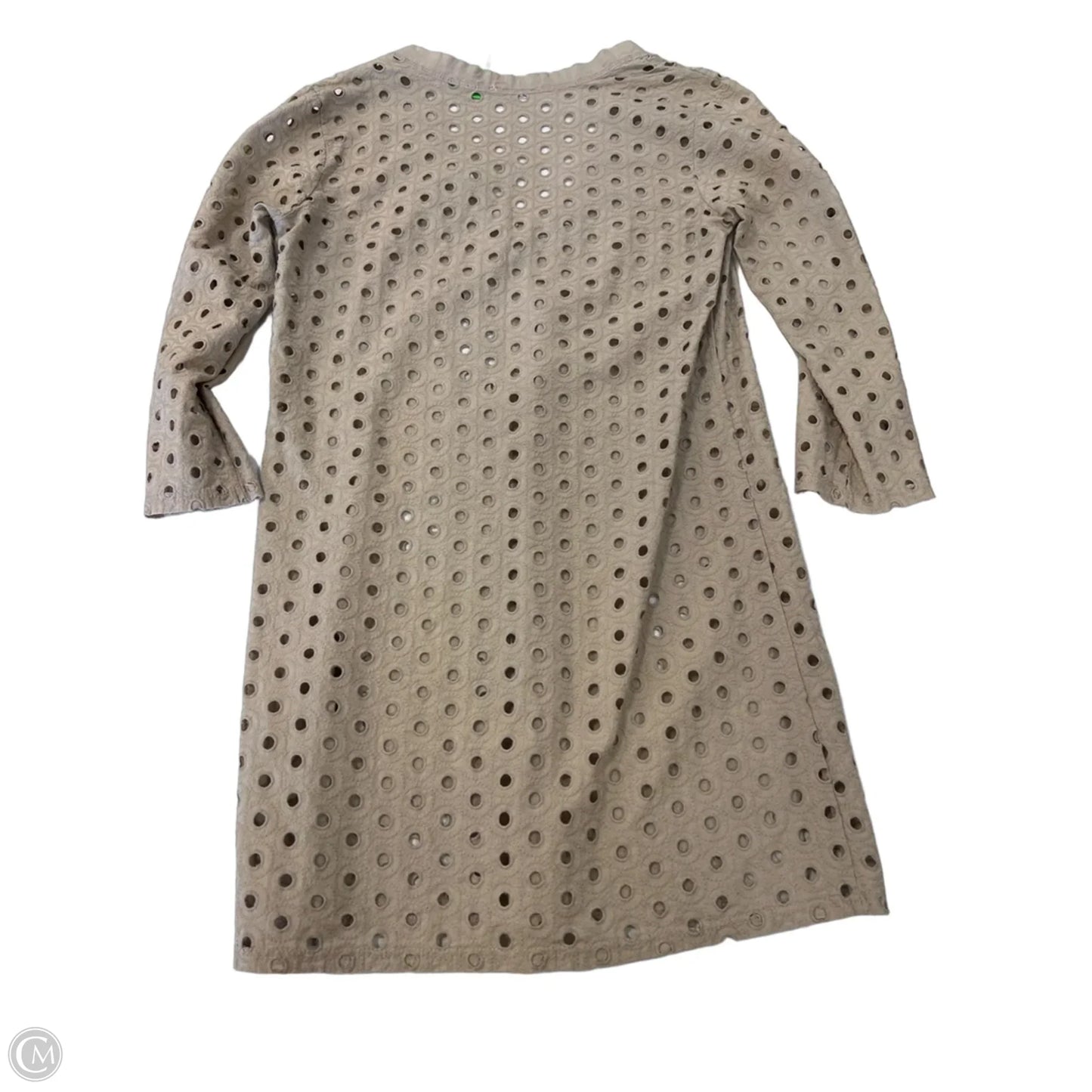 Swimwear Cover-up By Kische In Beige, Size: Osfm
