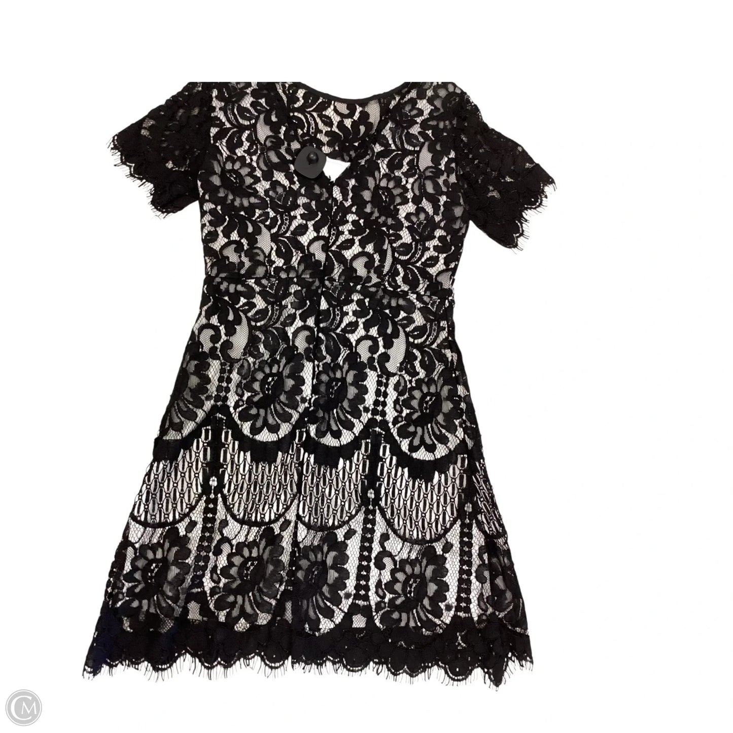 Dress Party Short By Clothes Mentor In Black & White, Size: M