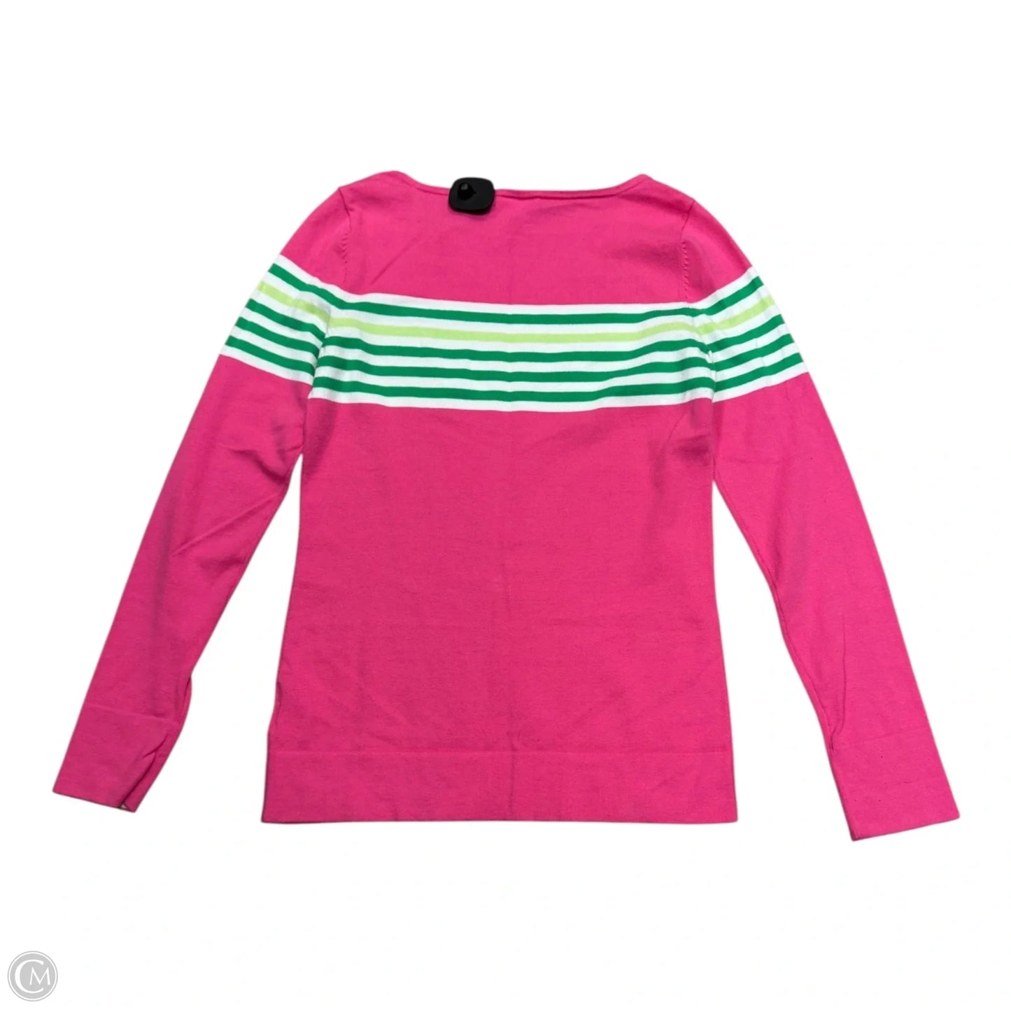 Sweater Designer By Lilly Pulitzer In Green & Pink, Size: L