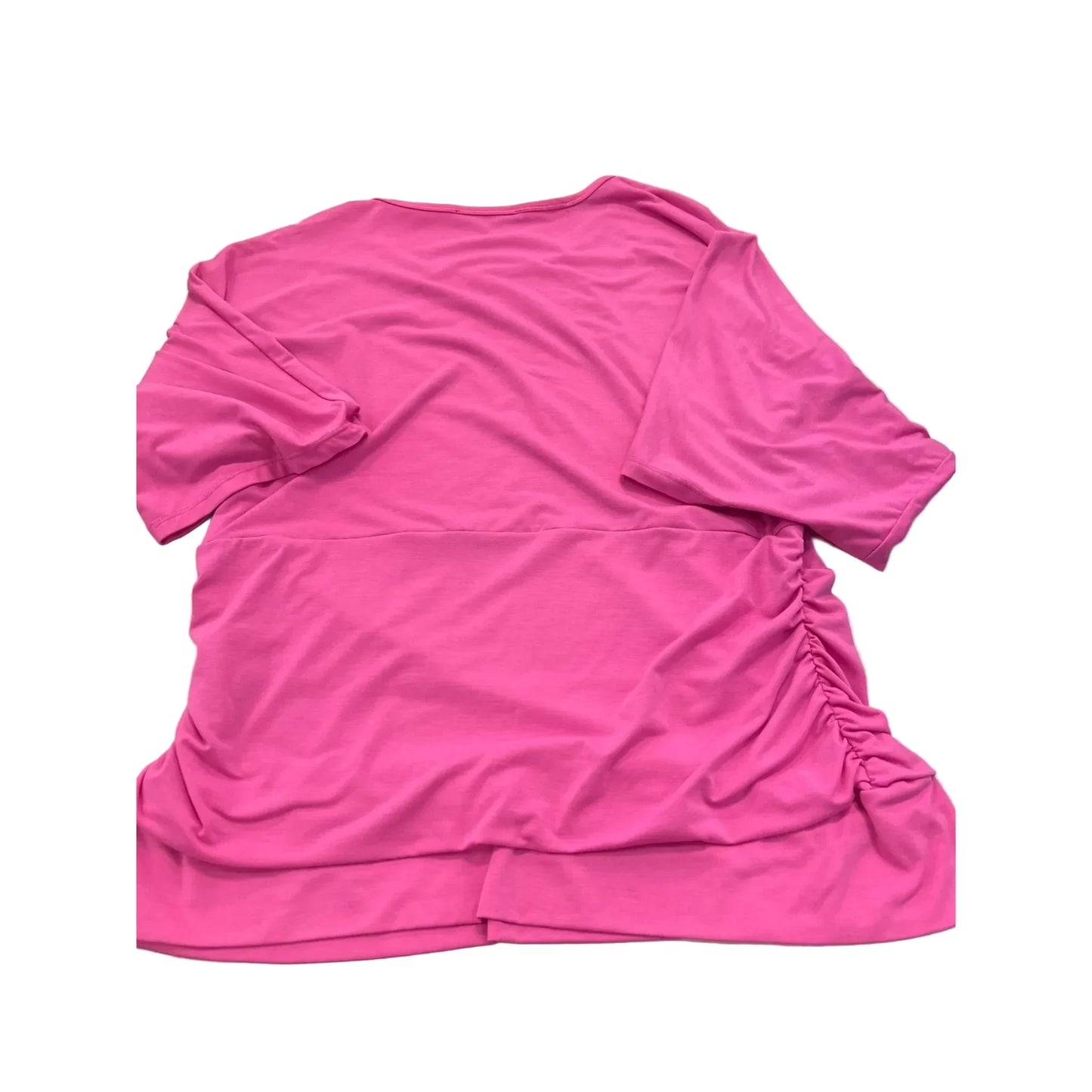 Top Short Sleeve By Peter Nygard In Pink, Size: Xl