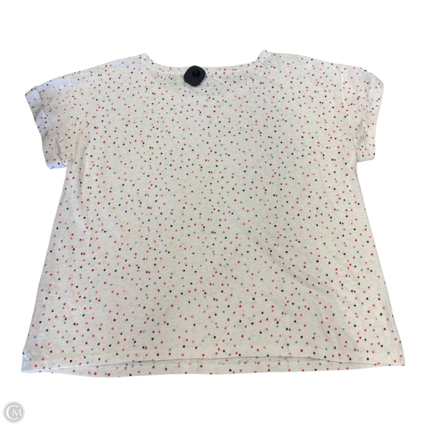 Top Short Sleeve By Talbots In Blue & Red & White, Size: Xl