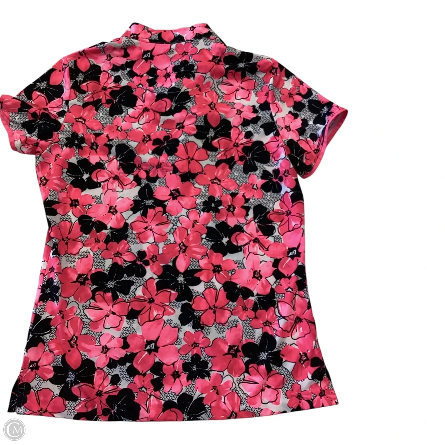 Athletic Top Short Sleeve By Tail In Floral Print, Size: S