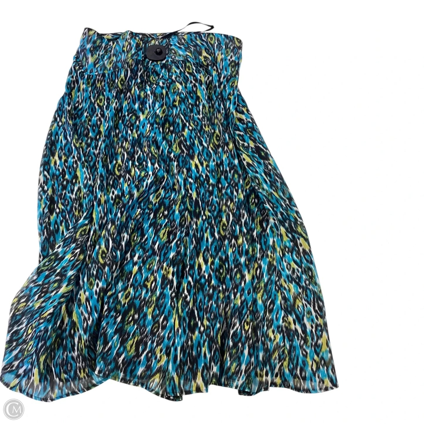 Skirt Maxi By Jones Wear In Blue & Green, Size: 12