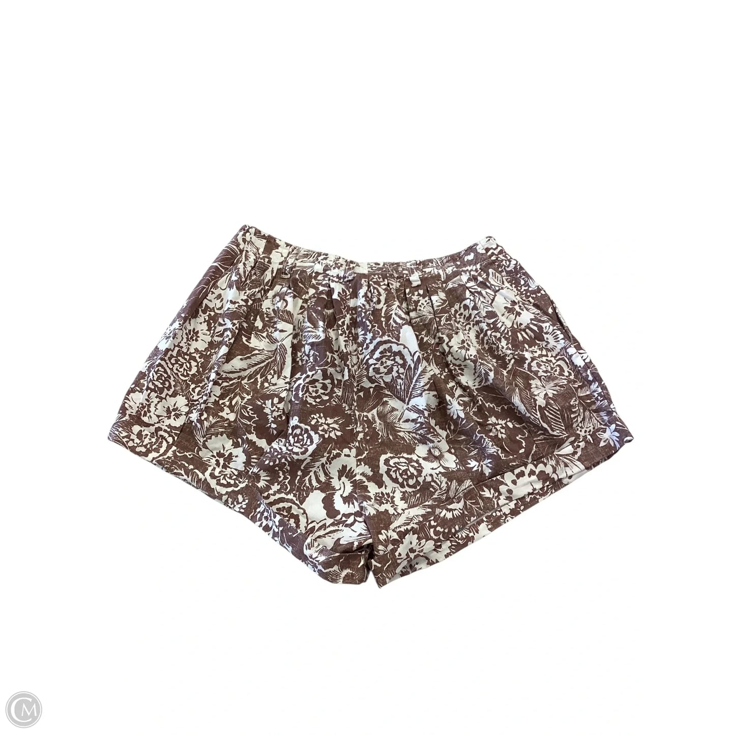 Shorts By Anthropologie In Brown & Cream, Size: S