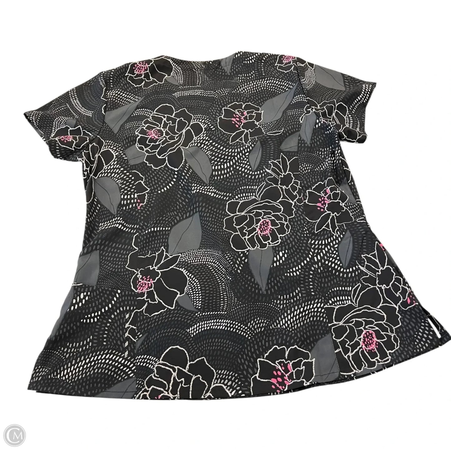 Top Short Sleeve By Clothes Mentor In Floral Print, Size: Xl