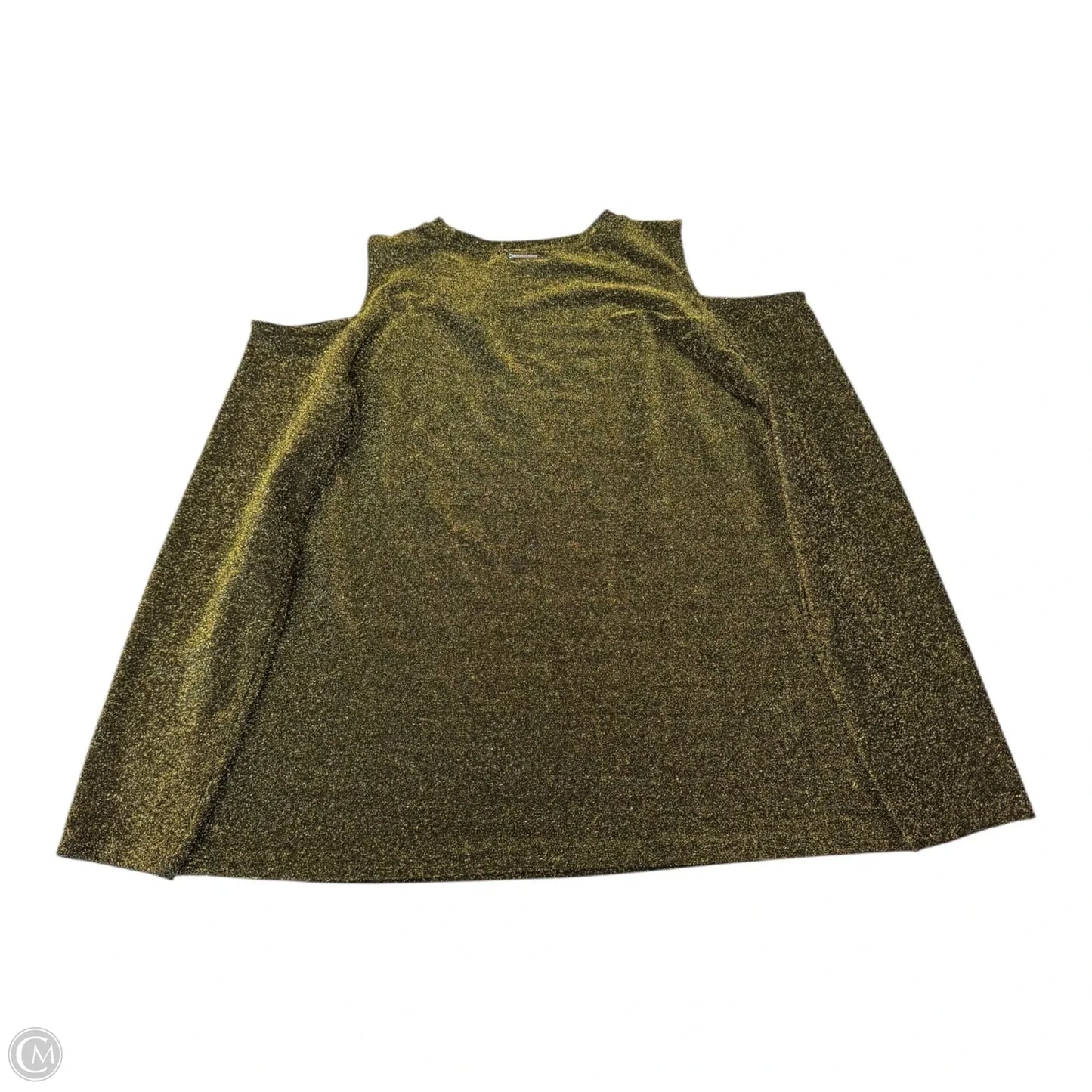 Top Long Sleeve By Michael By Michael Kors In Gold, Size: Xl