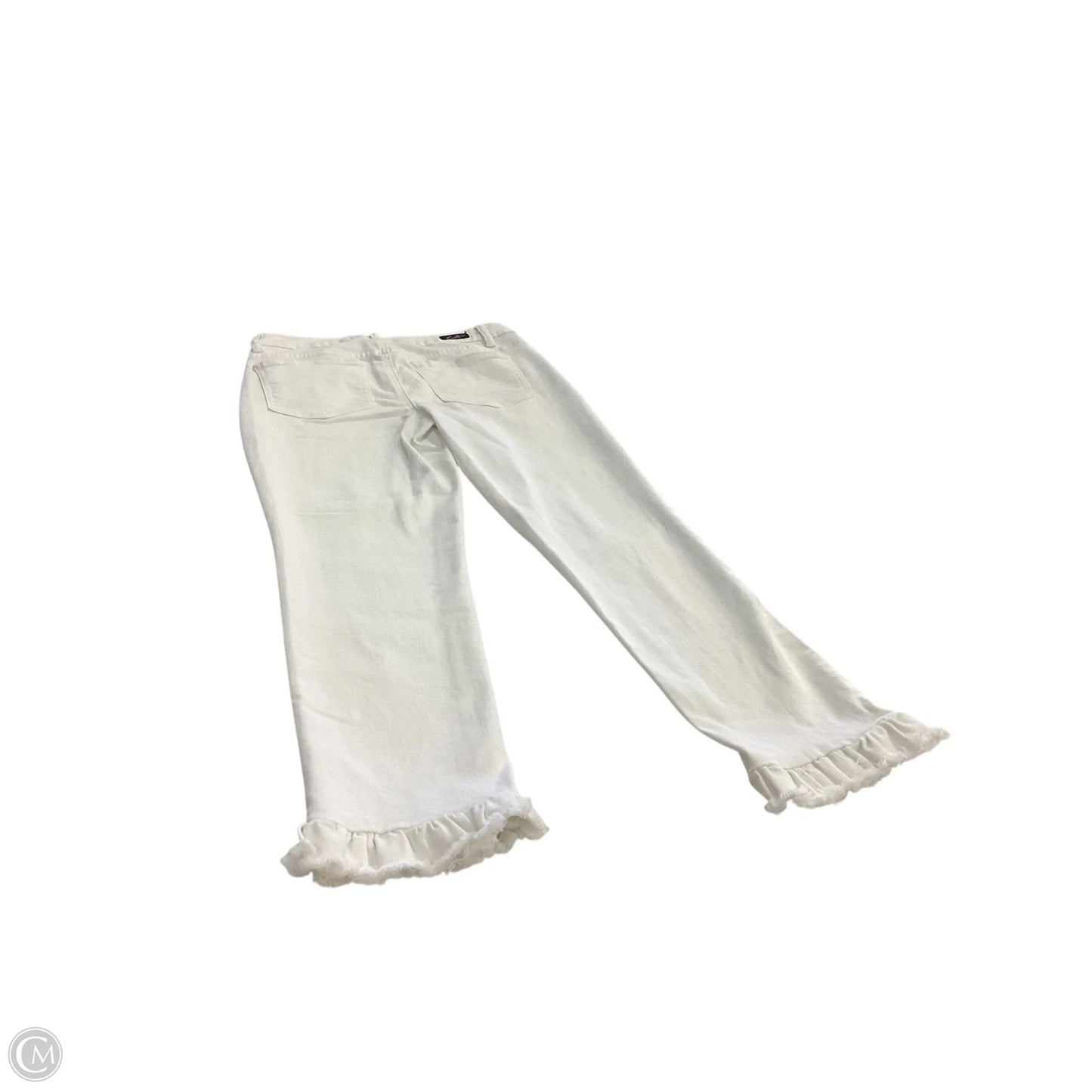 Pants Cropped By Earl Jean In White, Size: 4