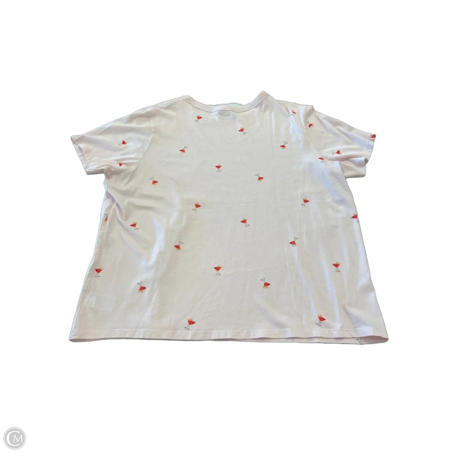 Top Short Sleeve By Old Navy In Pink & Red, Size: Xl