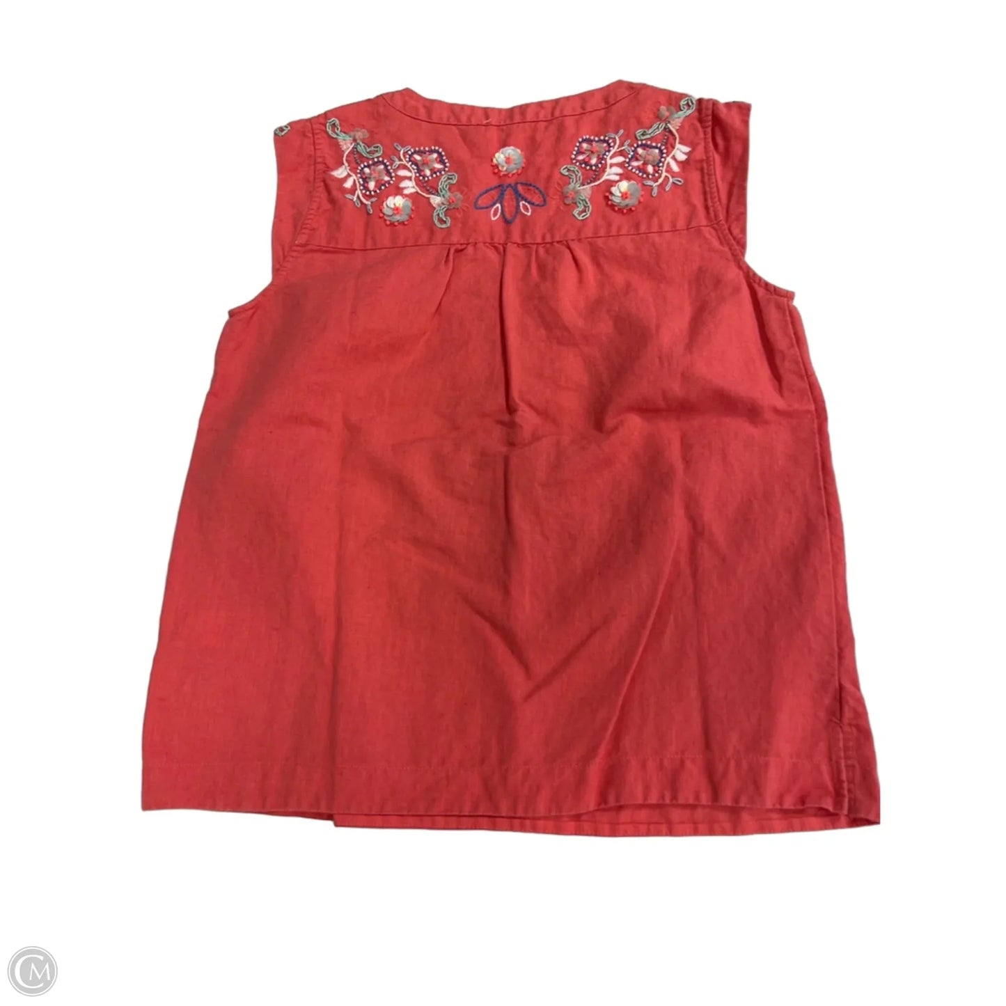 Top Sleeveless By Vineyard Vines In Floral Print, Size: Xs