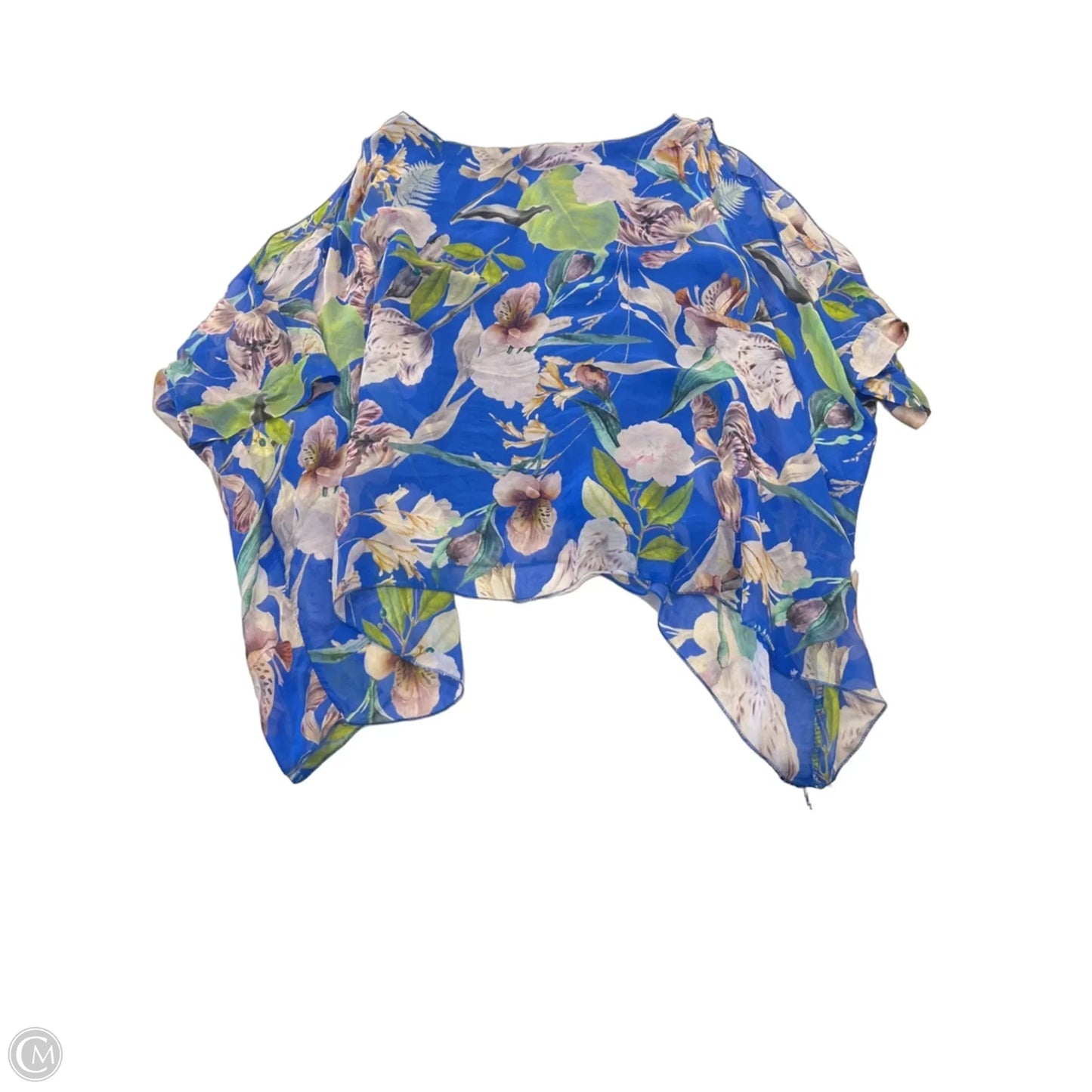 Top Short Sleeve By Clothes Mentor In Floral Print, Size: Osfm