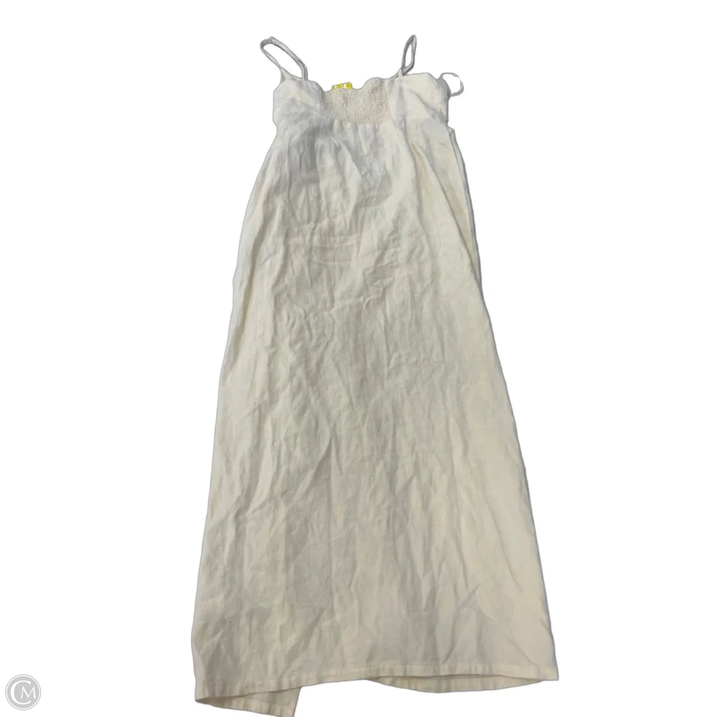 Dress Casual Midi By Urban Outfitters In Cream, Size: Sp