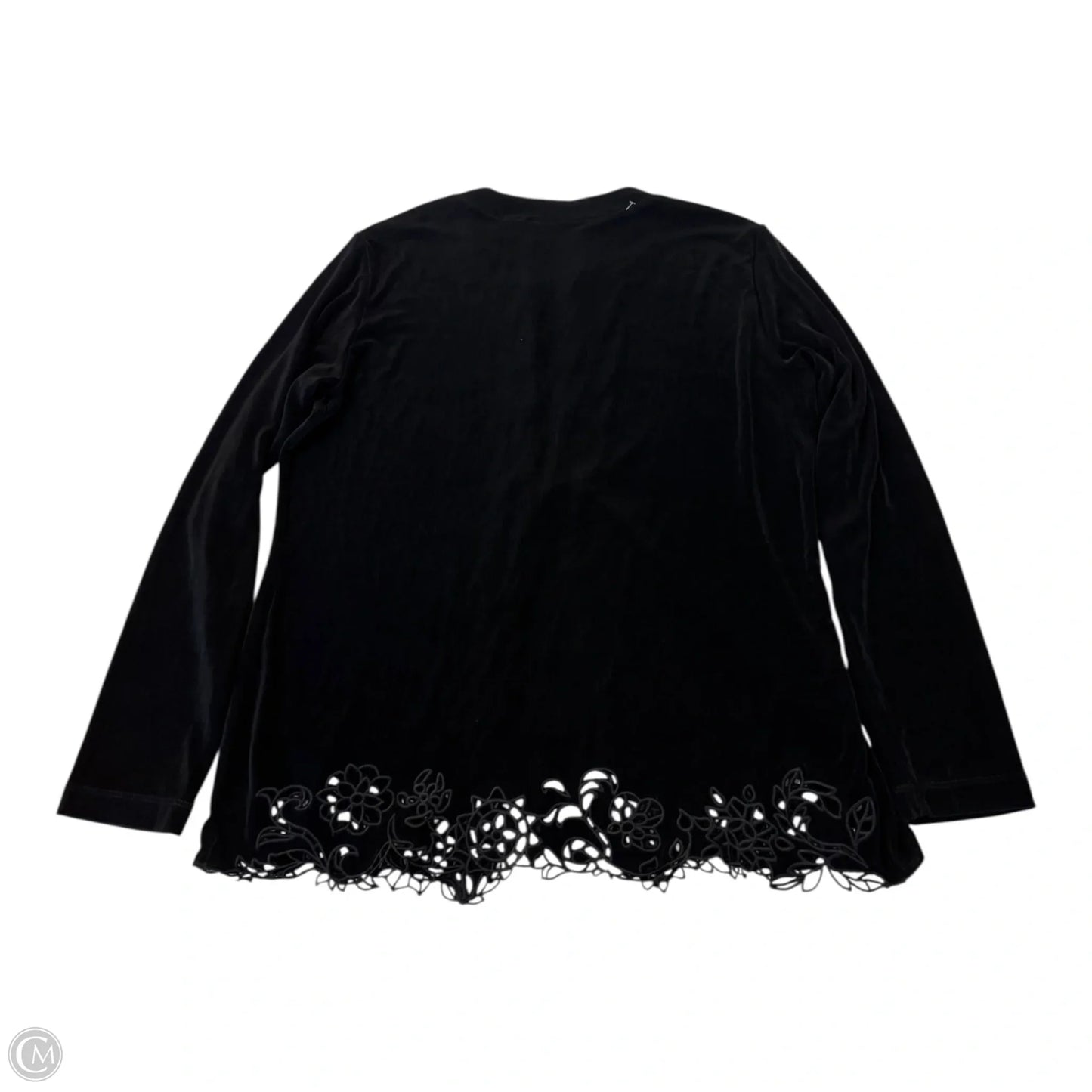 Sweater Cardigan By Chicos In Black, Size: S