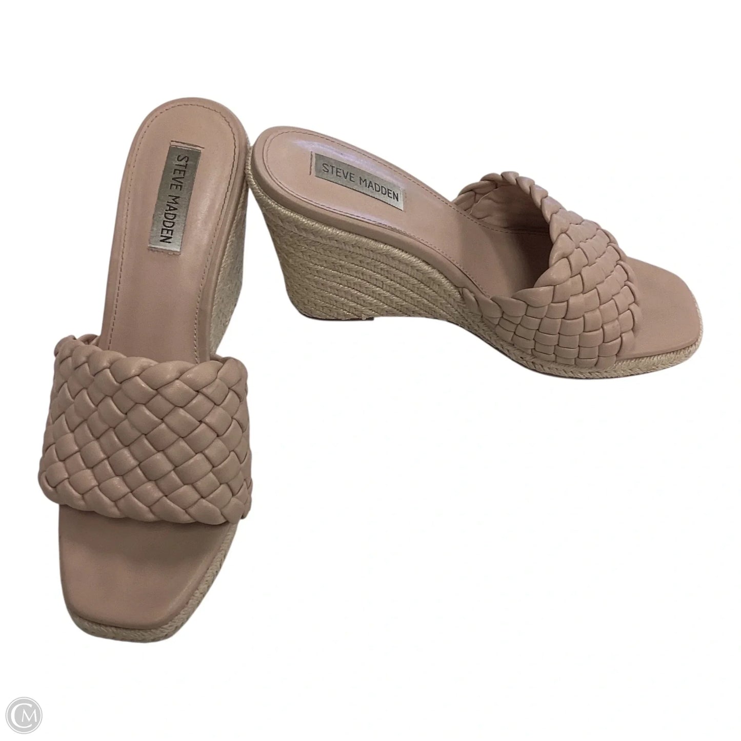 Shoes Heels Wedge By Steve Madden In Tan, Size: 10