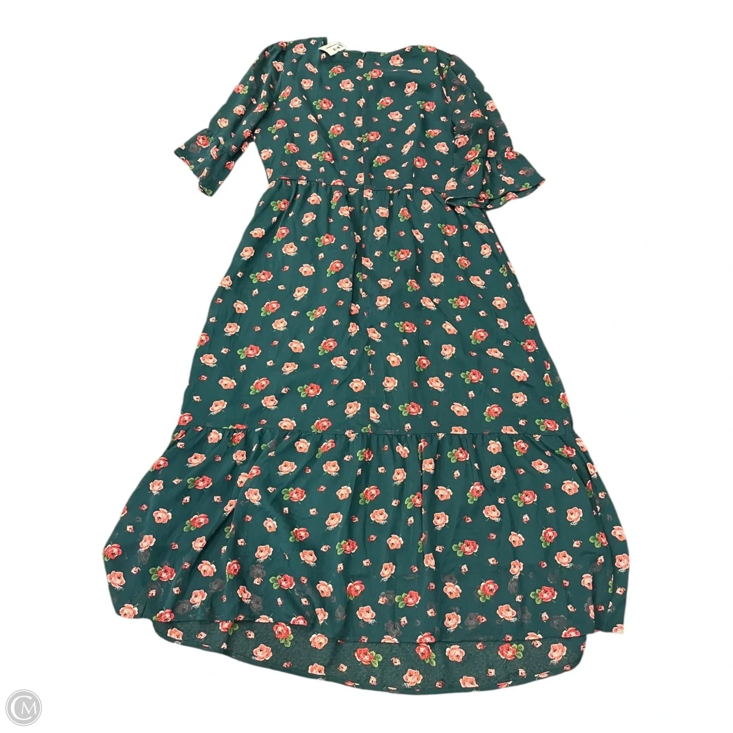 Dress Casual Midi By Loft In Floral Print, Size: 14