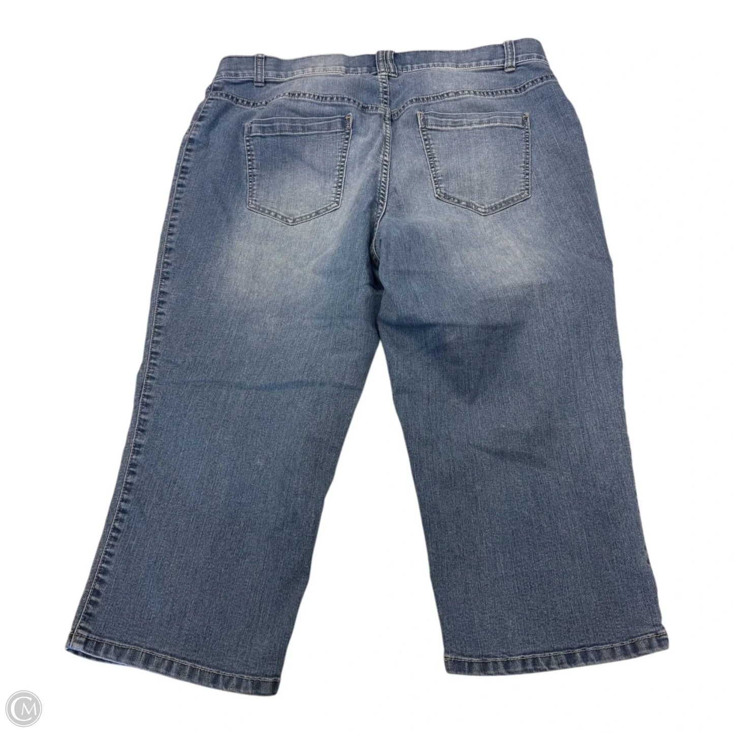 Capris By Lane Bryant In Blue Denim, Size: 18