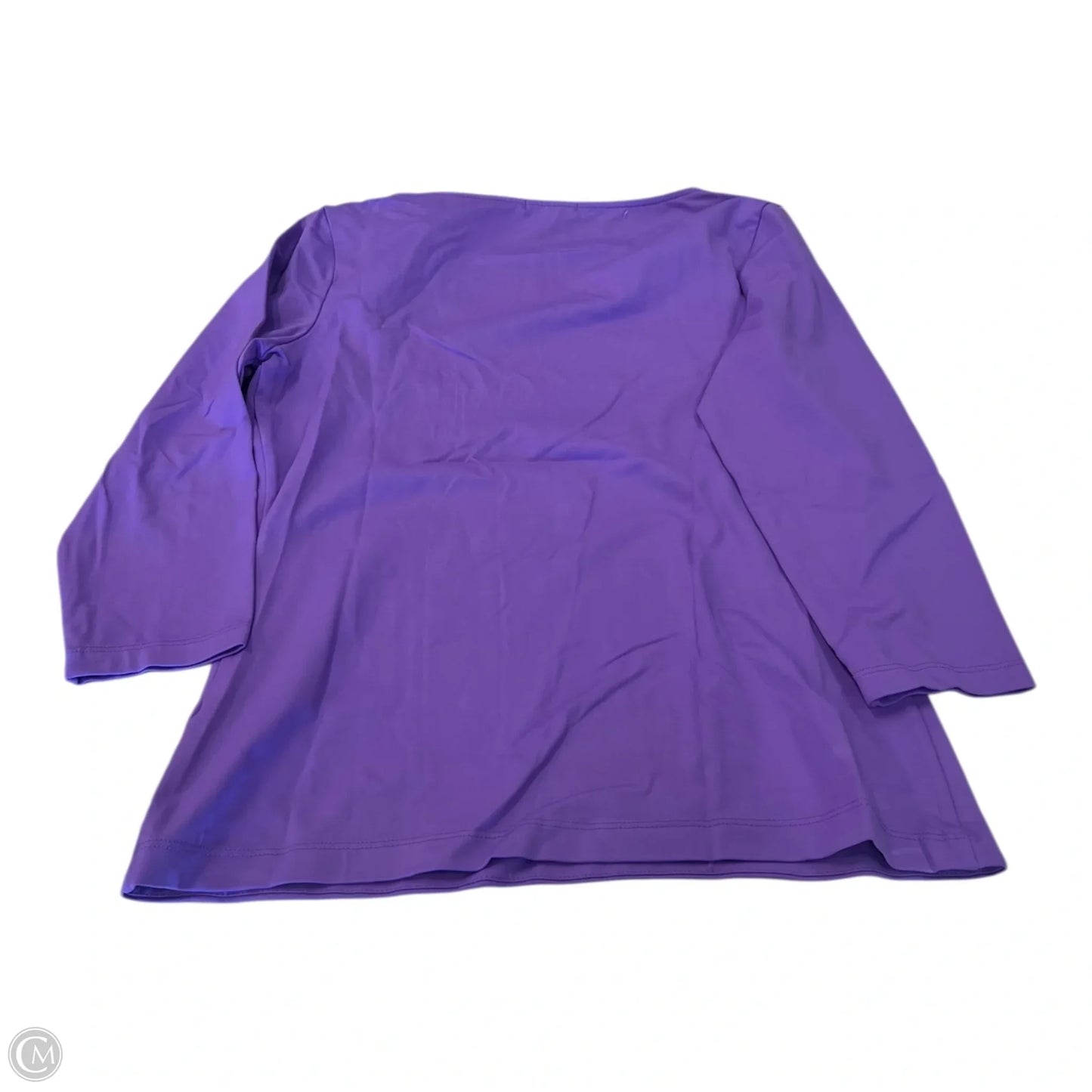 Top 3/4 Sleeve By Clothes Mentor In Purple, Size: M