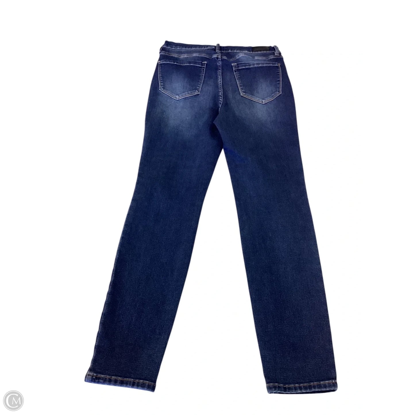 Jeans Skinny By Nicole Miller In Blue Denim, Size: 12