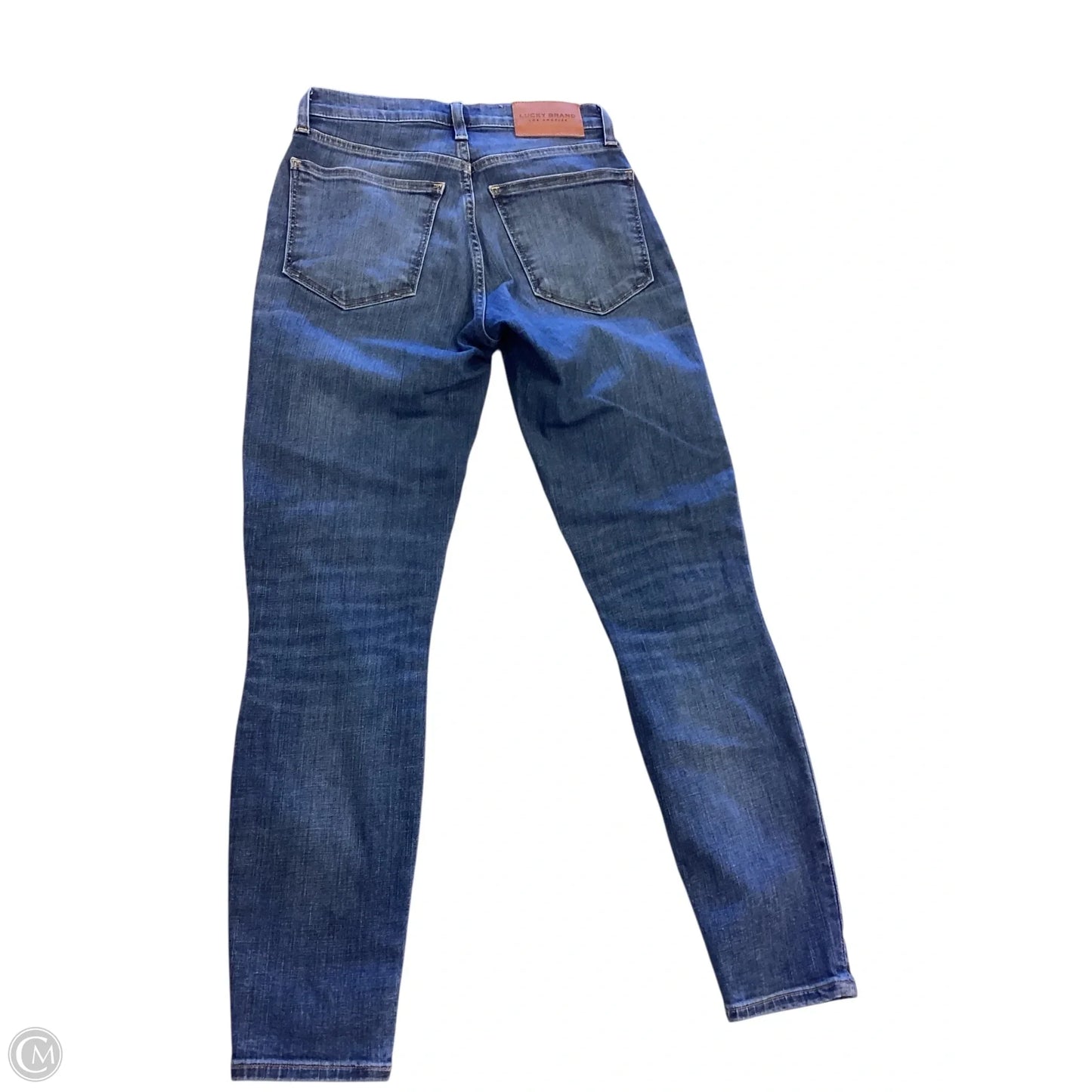 Jeans Skinny By Lucky Brand In Blue Denim, Size: 2