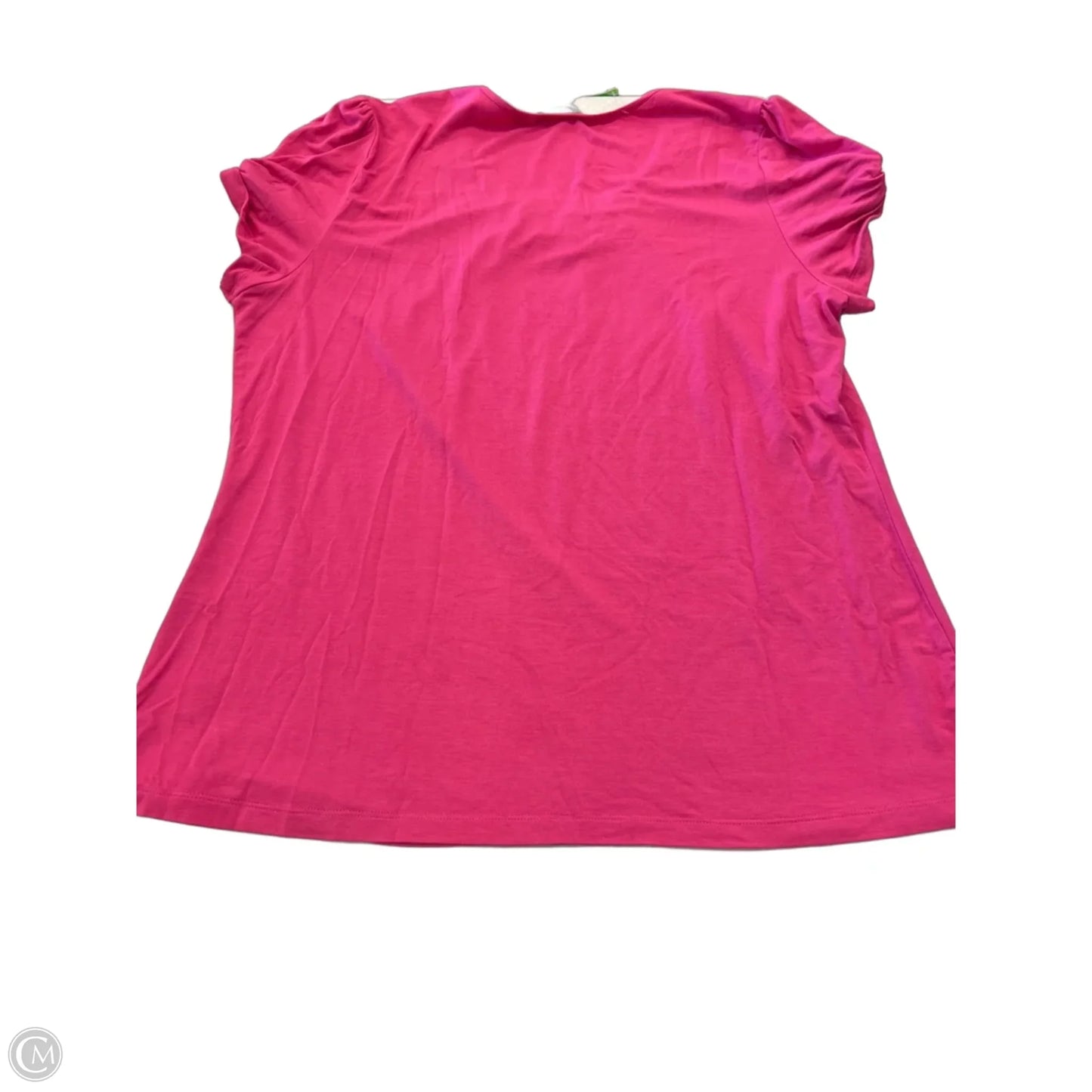 Top Short Sleeve Basic By Motto In Pink, Size: L
