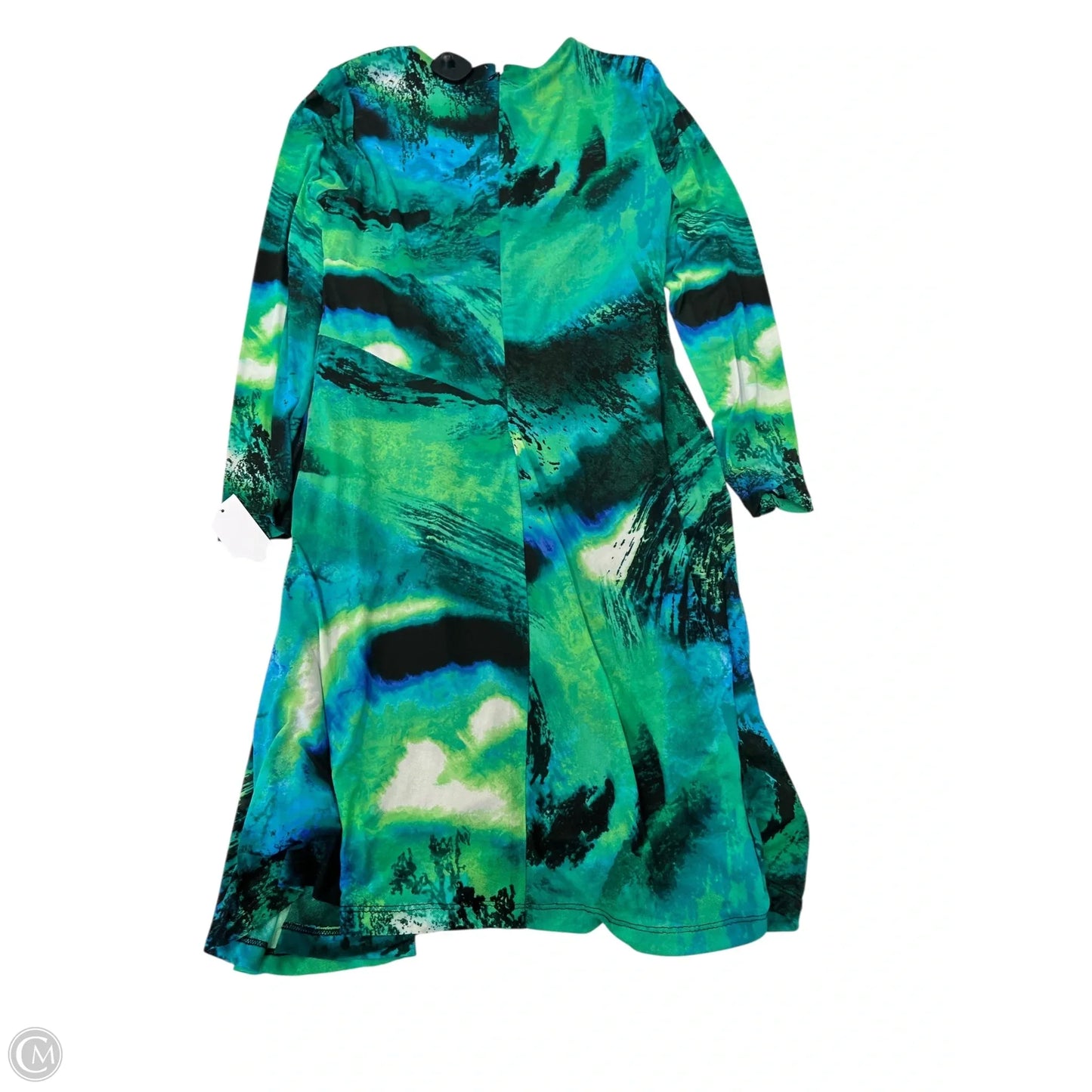 Dress Casual Midi By Dkny In Green, Size: 12