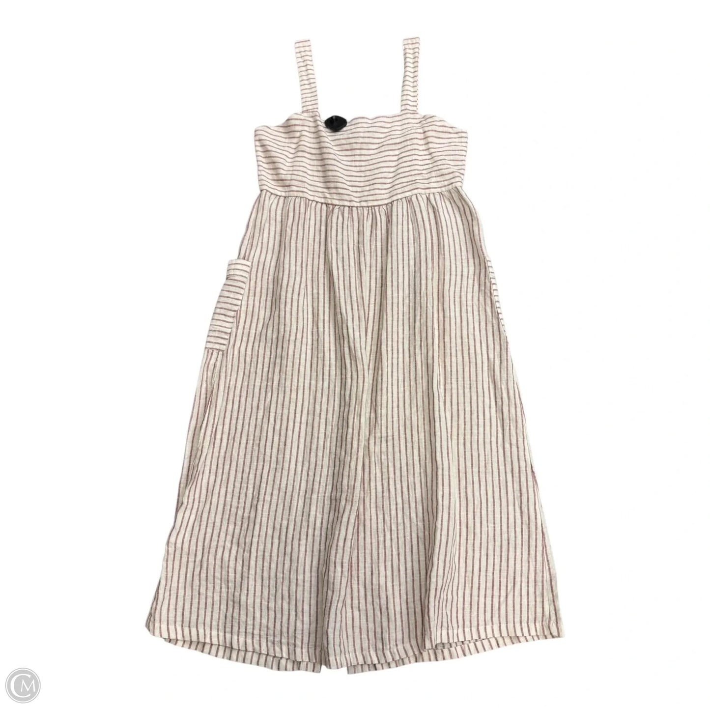 Dress Casual Midi By Artisan Ny In Striped Pattern, Size: 12