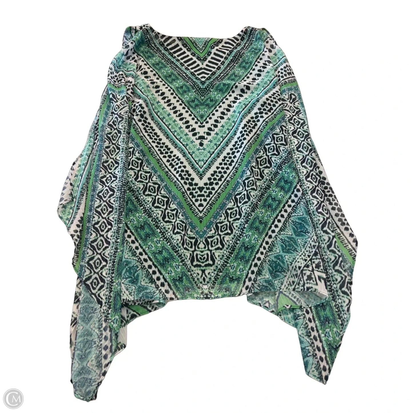 Blouse Short Sleeve By Ramy Brook In Green, Size: S