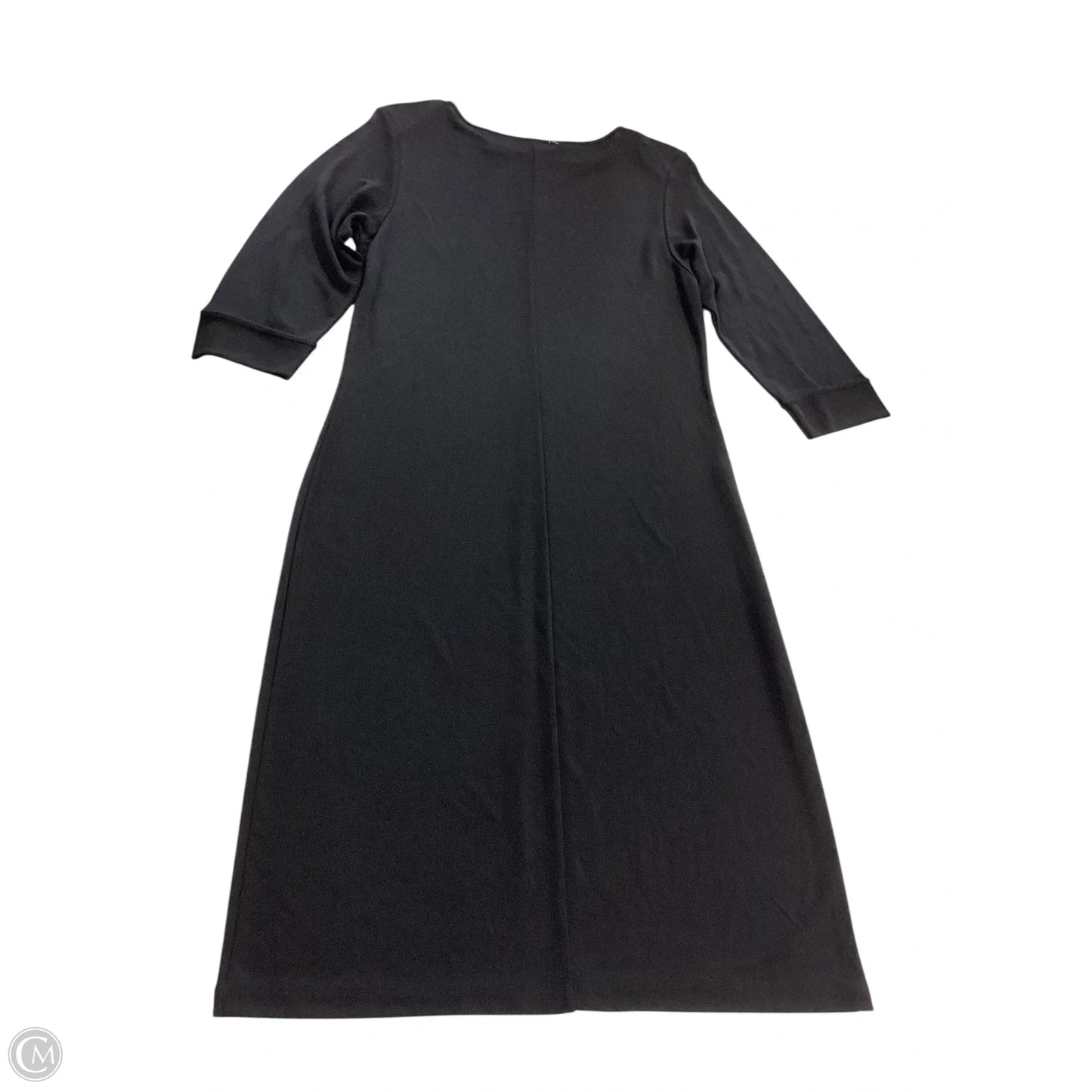 Dress Casual Midi By Apostrophe In Black, Size: M
