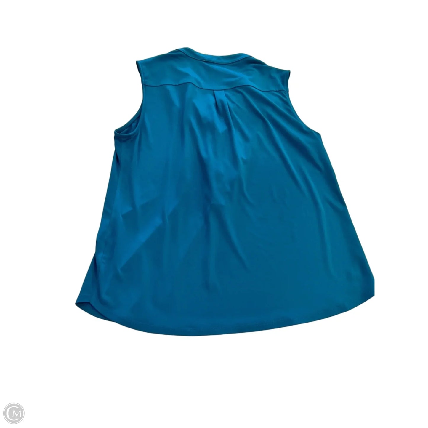 Top Sleeveless By Clothes Mentor In Blue, Size: M