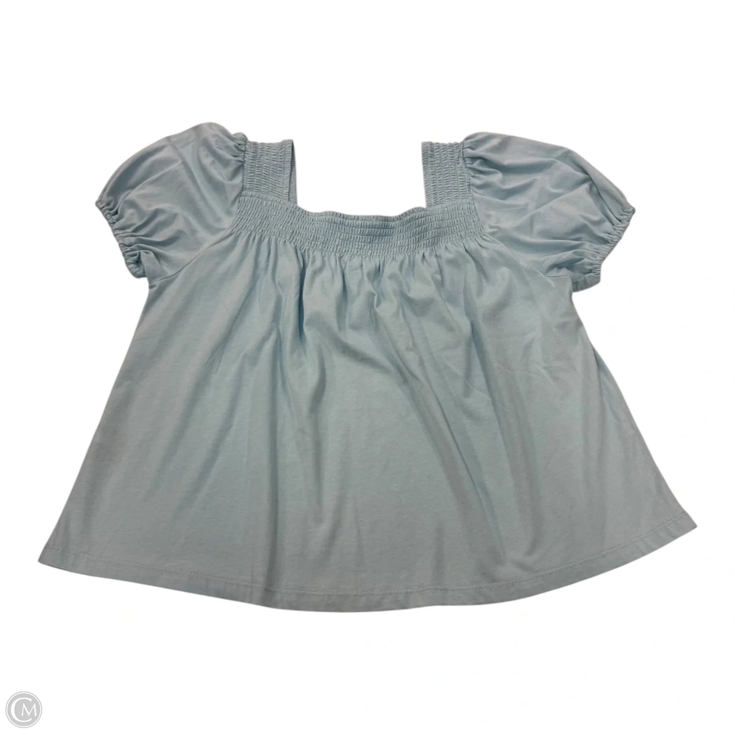 Top Short Sleeve By Tommy Hilfiger In Blue, Size: M