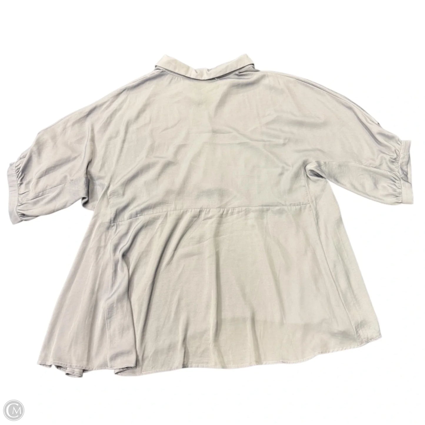 Tunic 3/4 Sleeve By Cmc In Purple, Size: 3x