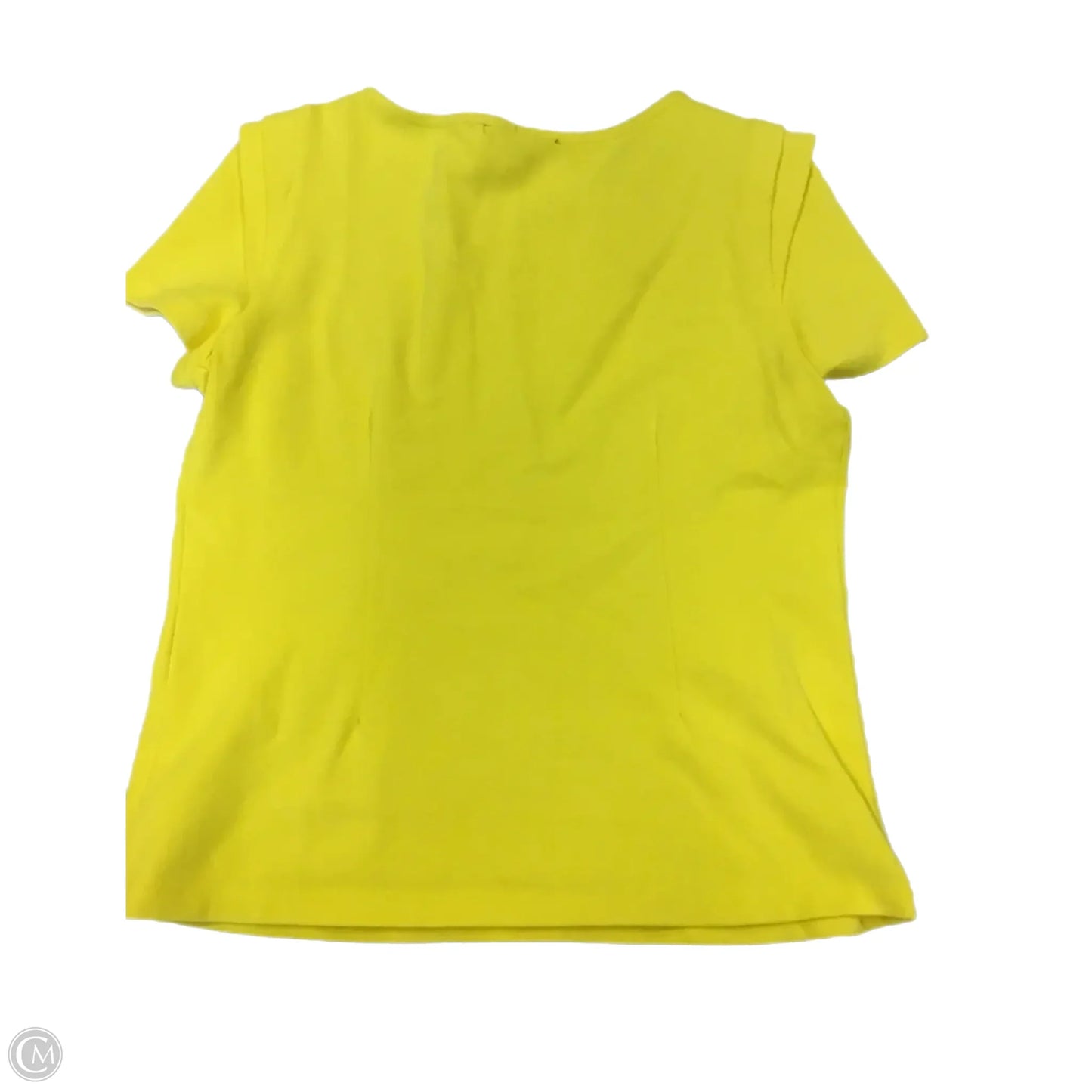 Top Sleeveless By Zara Basic In Yellow, Size: Xl