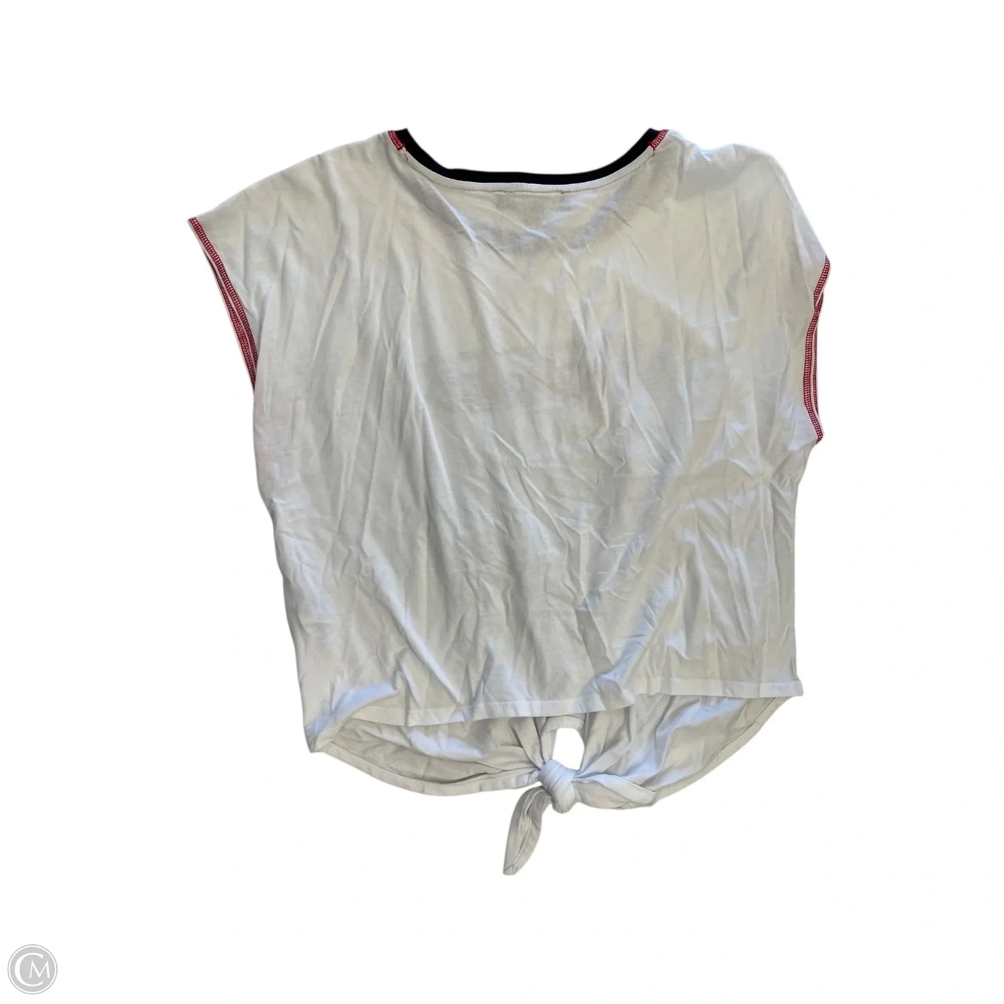 Top Short Sleeve By Tommy Hilfiger In White, Size: L