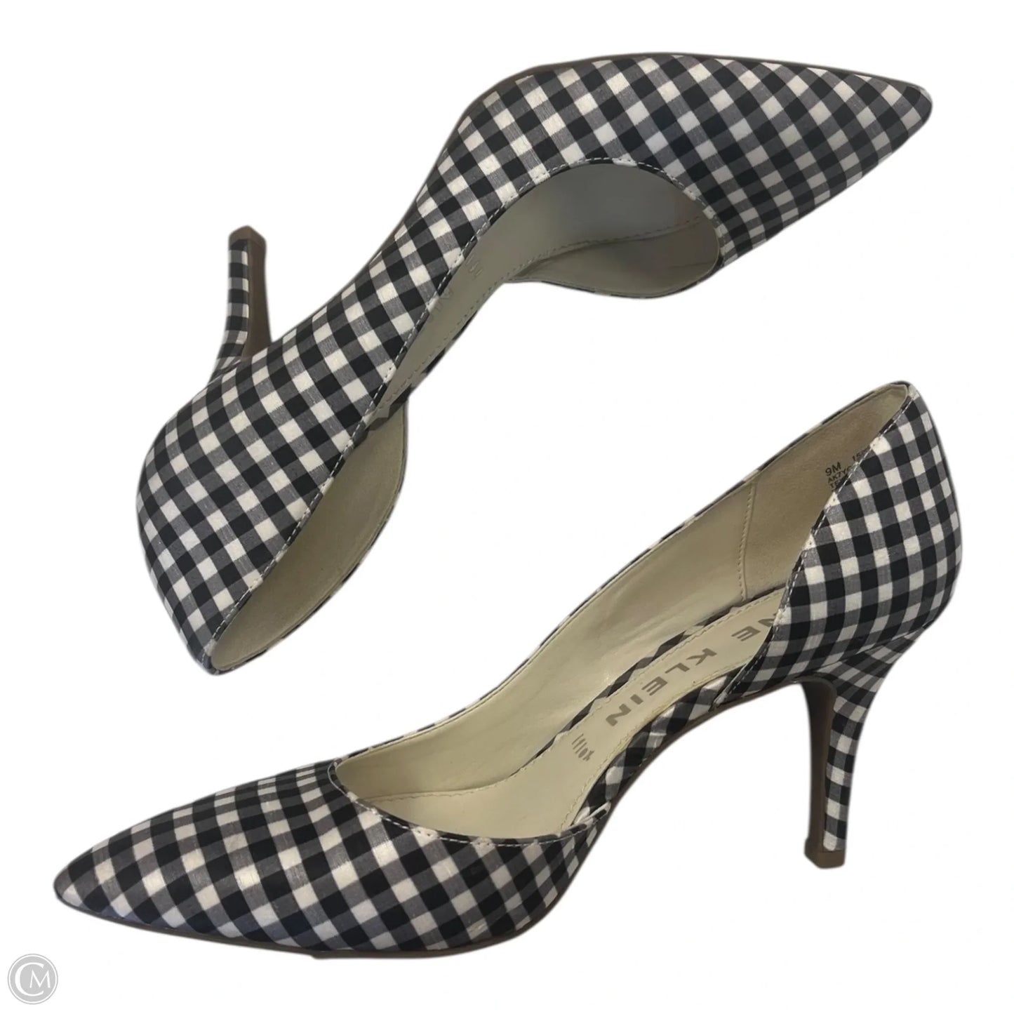 Shoes Heels Stiletto By Anne Klein In Checkered Pattern, Size: 9