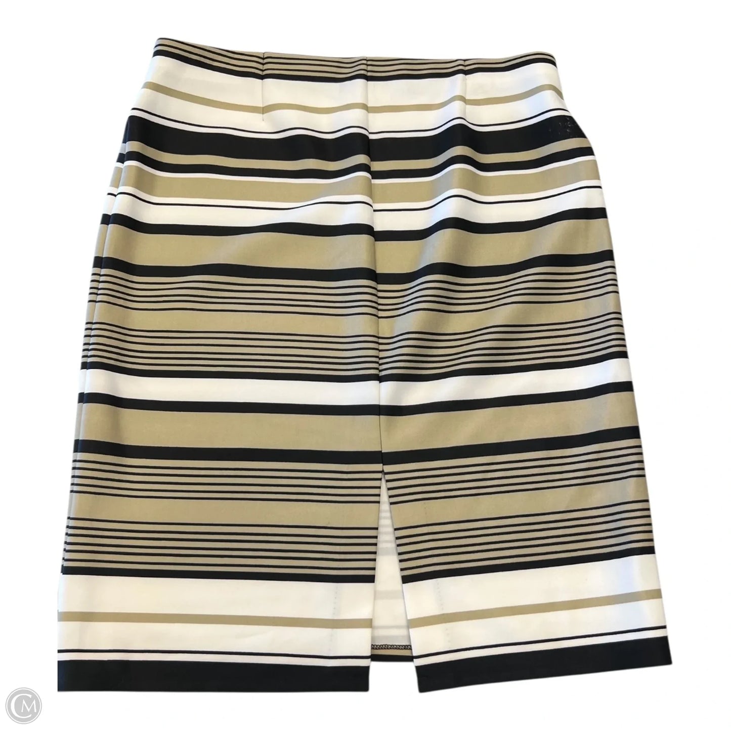 Skirt Mini & Short By Roz And Ali In Striped Pattern, Size: L