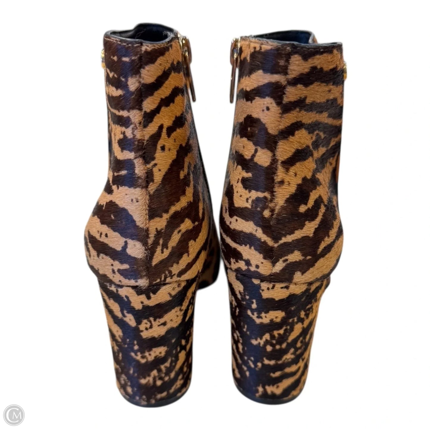 Boots Knee Heels By Antonio Melani In Animal Print, Size: 7.5