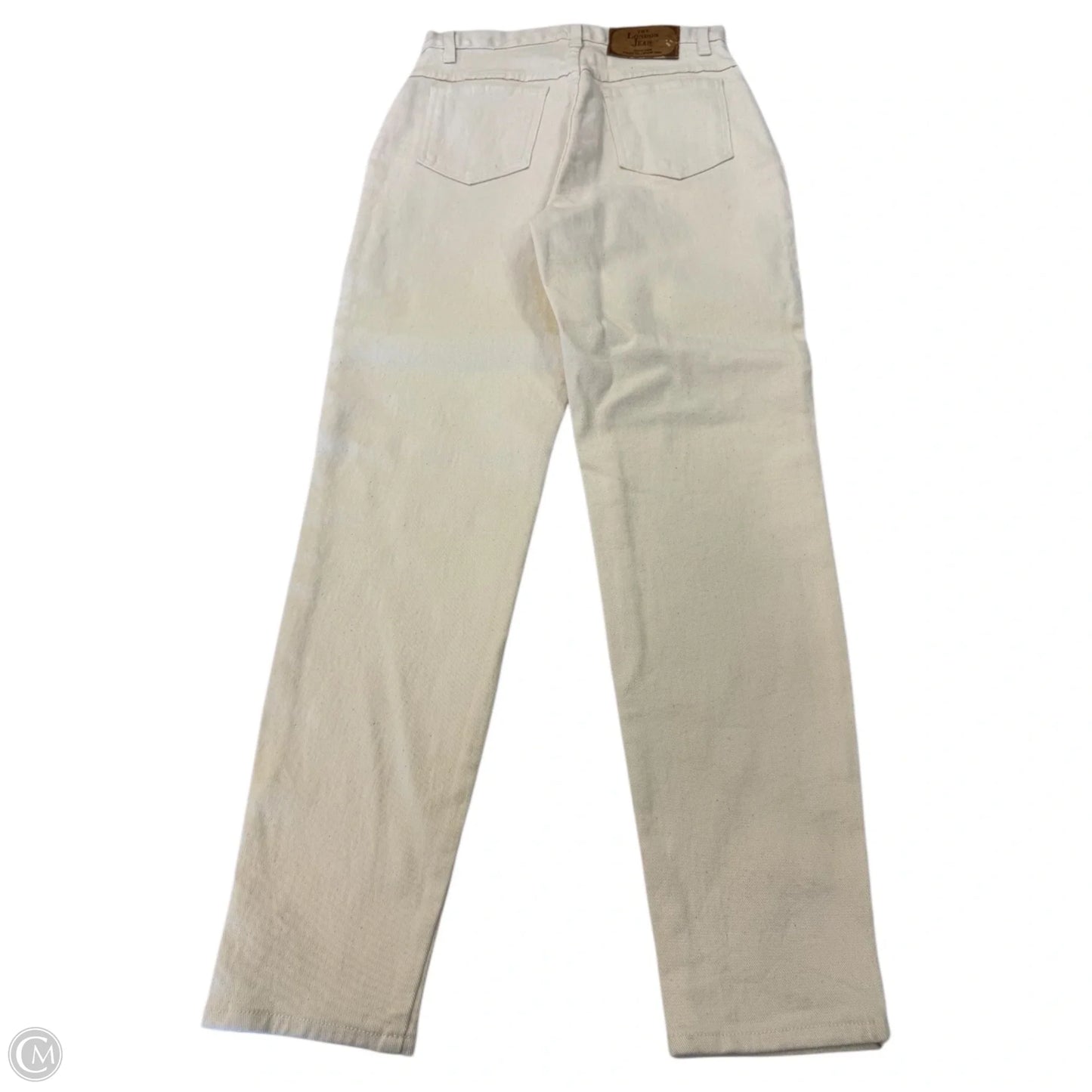 Pants Cropped By Moda Intl In Cream, Size: 12