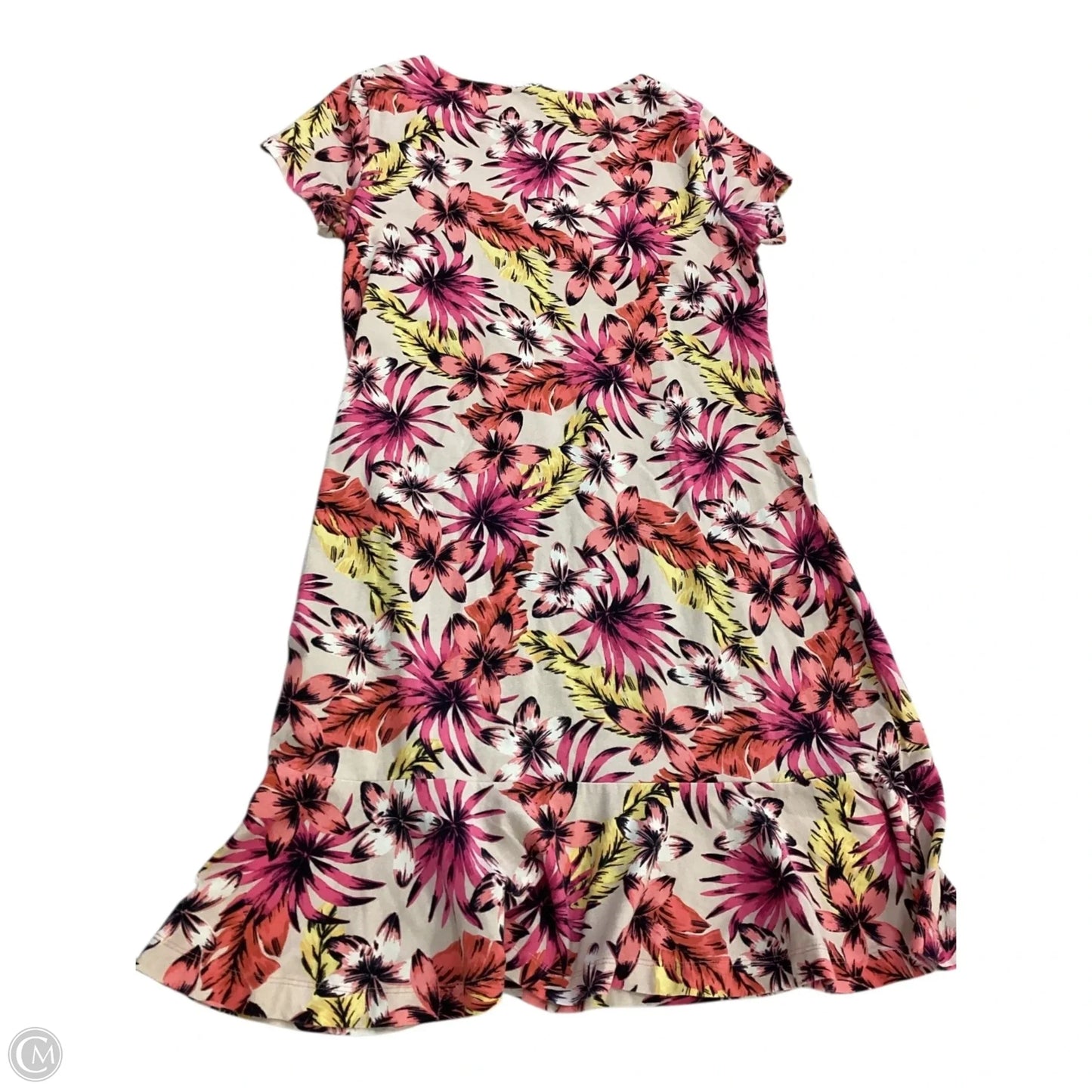 Dress Casual Short By Lands End In Floral Print, Size: S