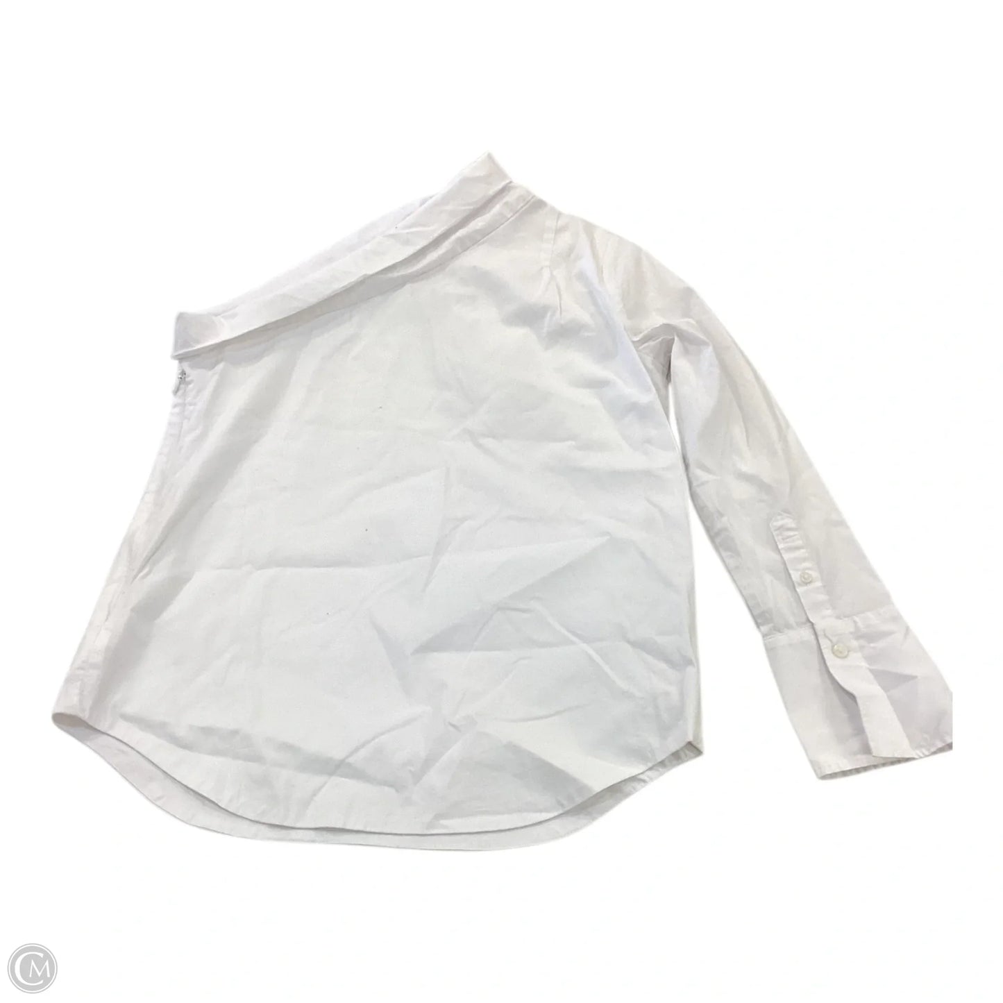 Top 3/4 Sleeve By Banana Republic In White, Size: 4p