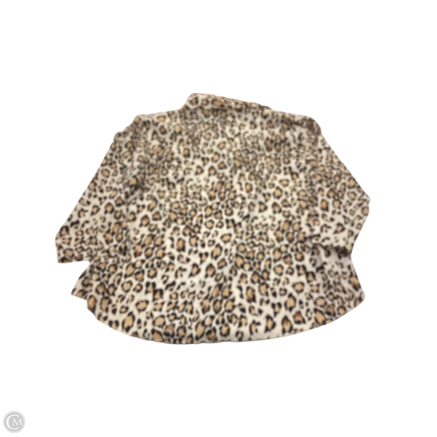 Blouse 3/4 Sleeve By Van Heusen In Animal Print, Size: Xxl